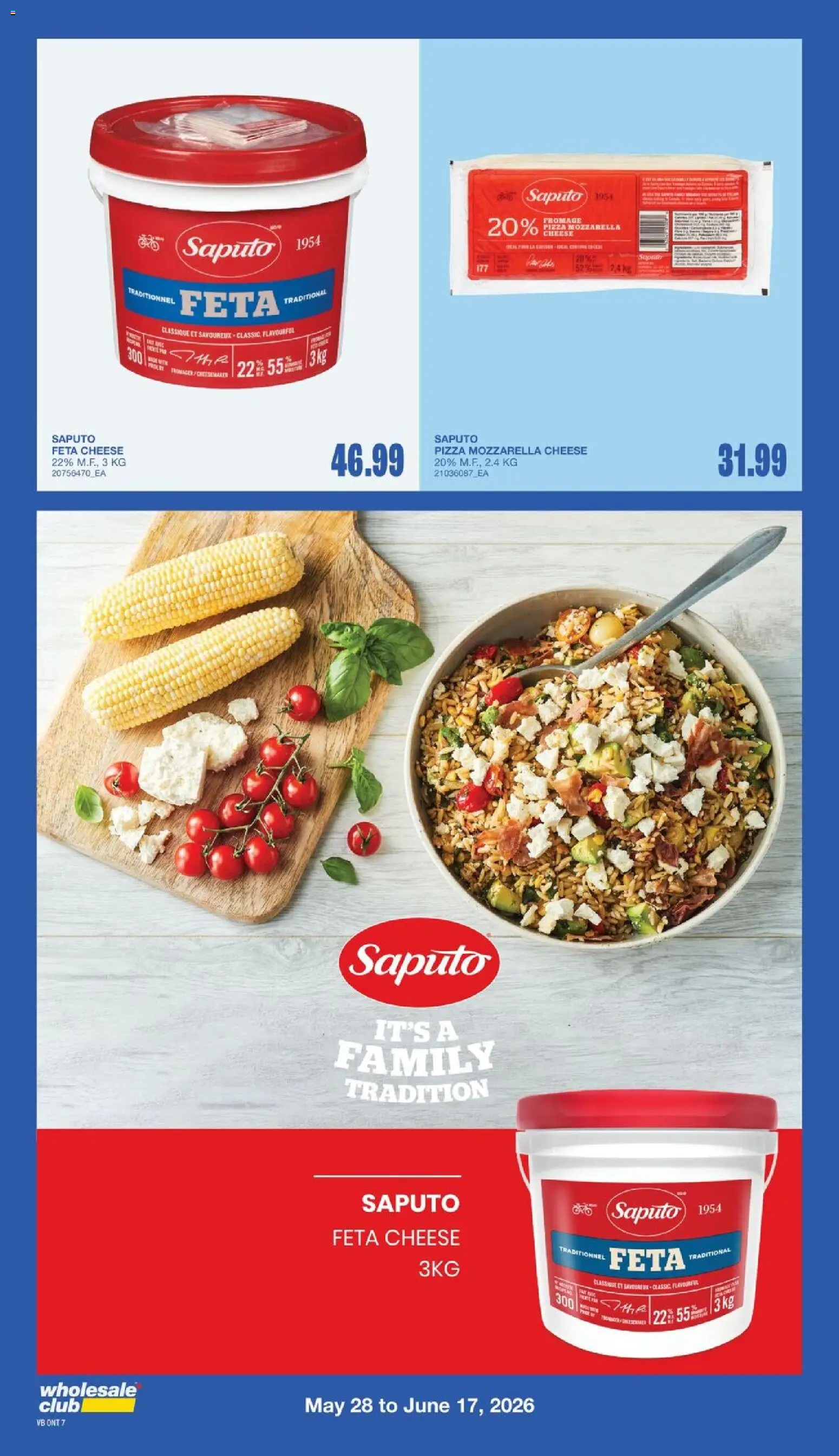 Wholesale Club flyer valid from 14.05.2026 | Page: 25 | Products: Cheese, Pizza