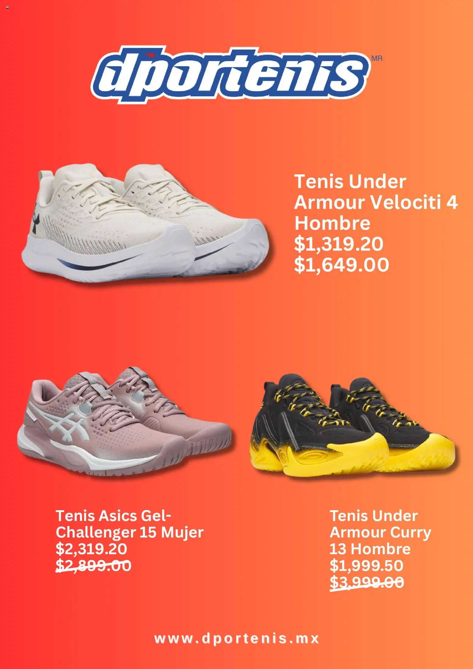 Nuevas ofertas de Dportenis válidas en toda la República Mexicana desde el 18.05.2026. ¡Encuentra las mejores ofertas en Dportenis Hot Week! | Página: 4 | Productos: Tenis