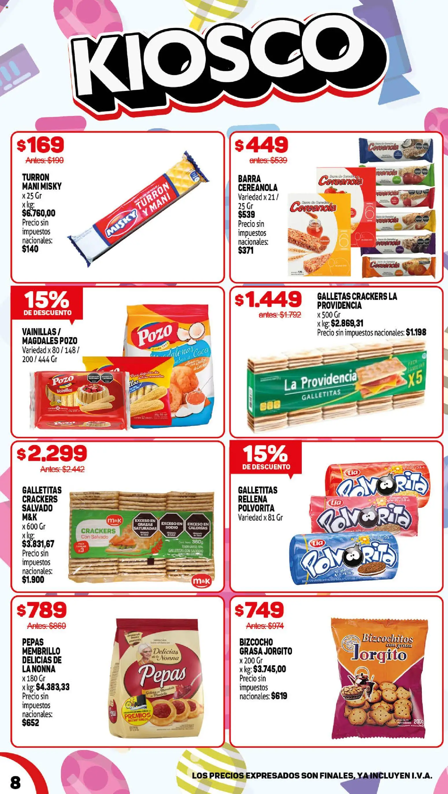 Makro ofertas │ válido desde el 21.05.2026 | Página: 9 | Productos: Galletitas, Pera, Mani, Galletas