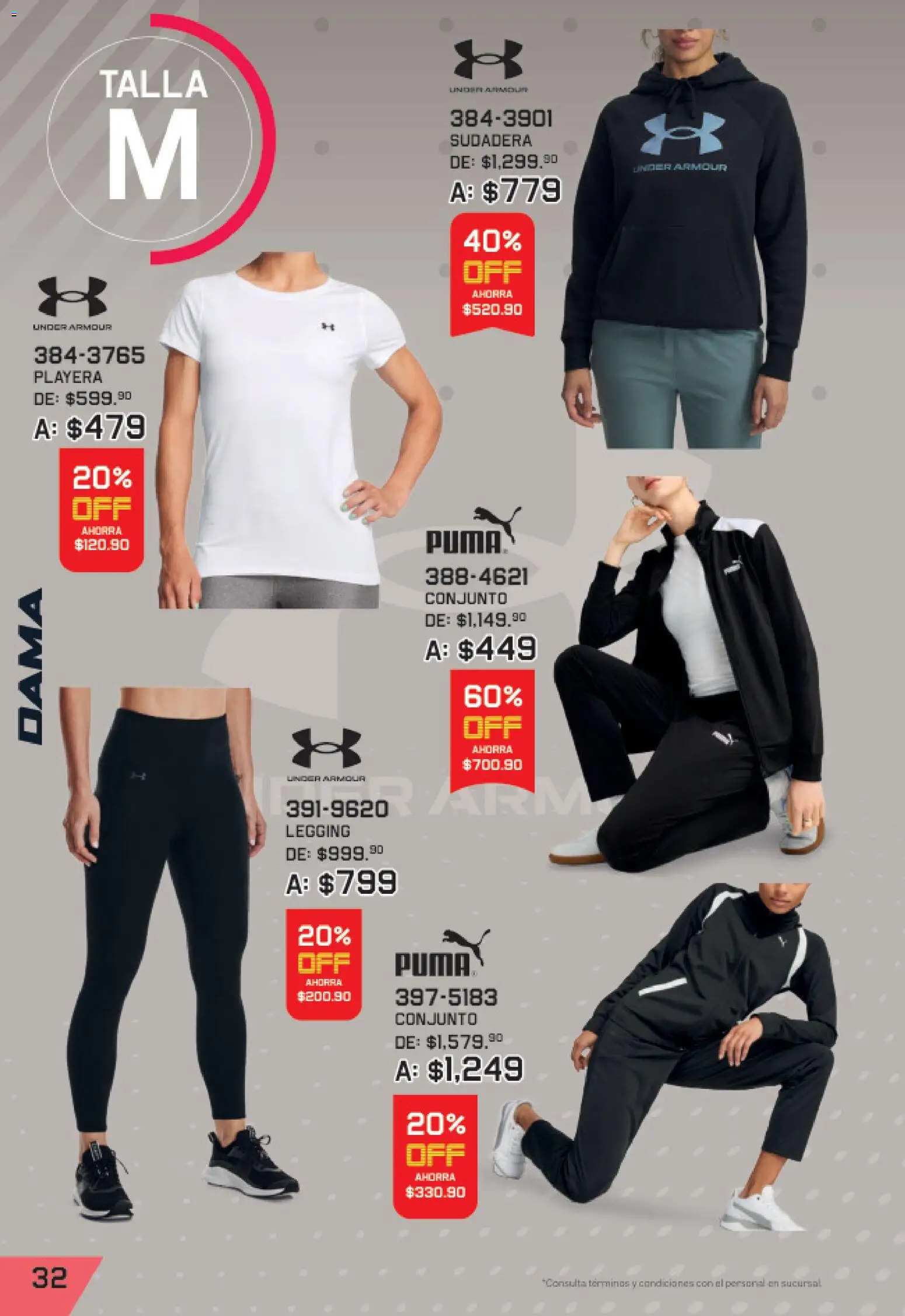 Nuevas ofertas de Andrea válidas en toda la República Mexicana desde el 27/09/2026. ¡Encuentra las mejores ofertas en Andrea catálogo Lo mejor de marcas! | Página: 32 | Productos: Sudadera, Playera, Conjunto