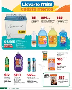 Vista previa de Chedraui folleto, nuevo folleto de la tienda, válido en México a partir del 17/08/2026 | Página: 8