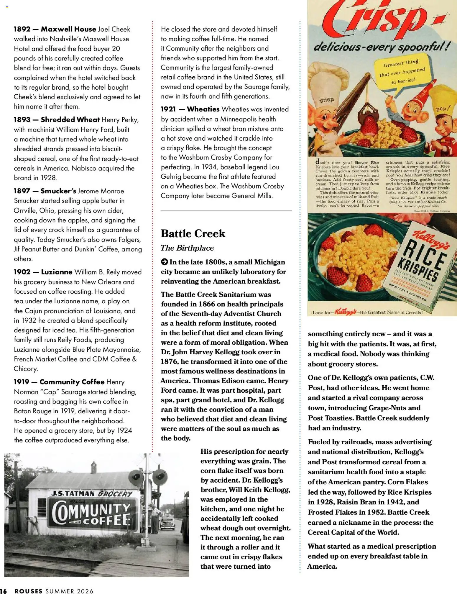 Rouses Magazine Summer 2026 - valid from 06/01/2026 | Page: 18 | Products: Table, Shower, Flakes, Cap