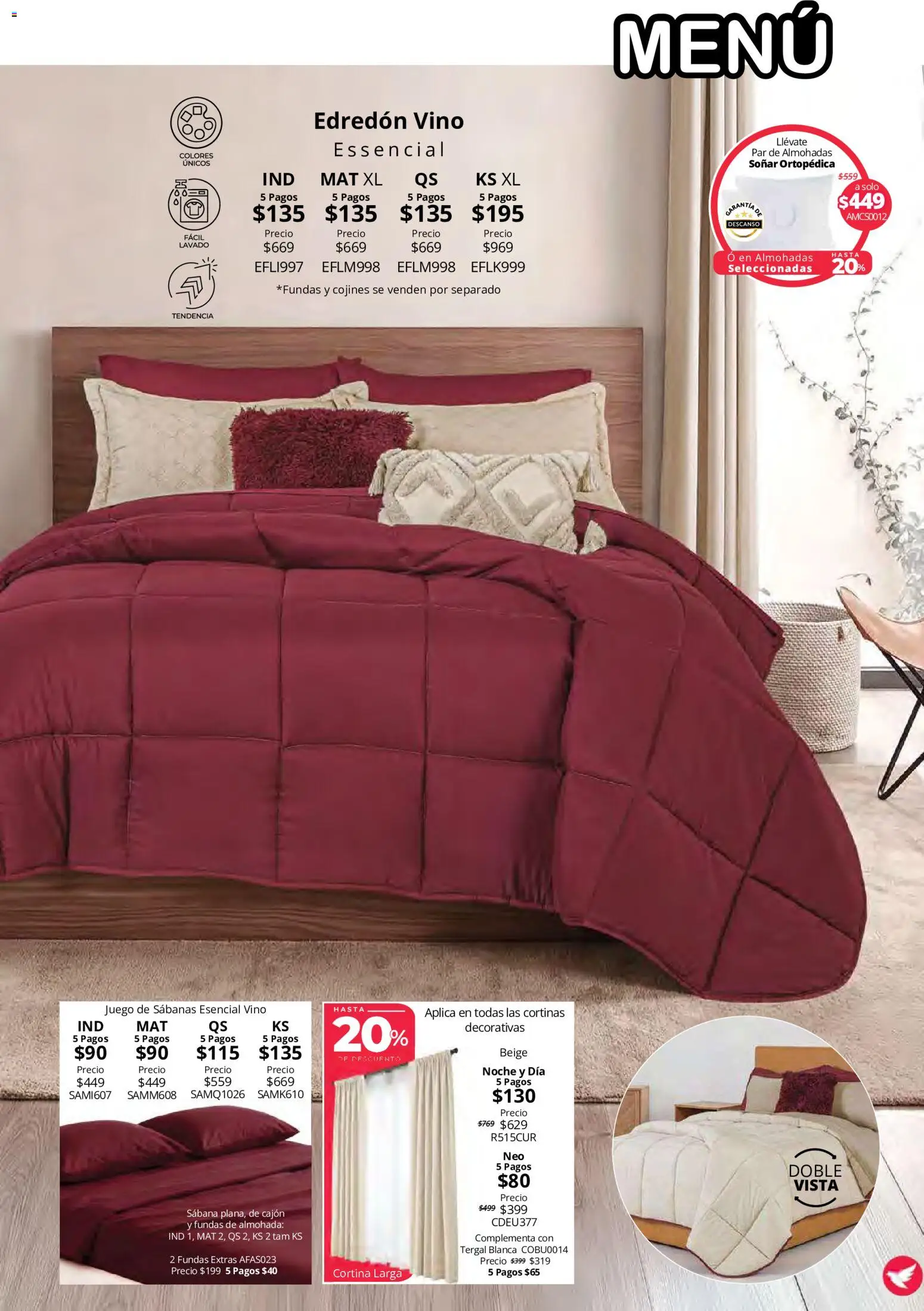 Nuevas ofertas de Colchas Concord válidas en toda la República Mexicana desde el 15/10/2026. ¡Encuentra las mejores ofertas en Colchas Concord catálogo! | Página: 29