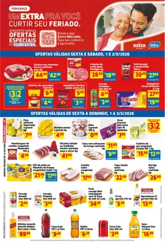 Extra ofertas Fim de semana Mercado - Pré-Visualização do folheto da loja Extra, válido de 01.05.2026