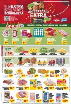 Extra ofertas de Mercado Terça e Quinta - Pré-Visualização do folheto da loja Extra, válido de 23/06/2026