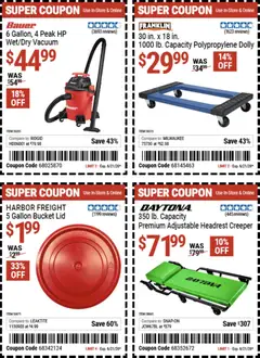 Preview of Harbor Freight weekly ads valid from 08.06.2026 | Page: 11 | Products: Vacuum
