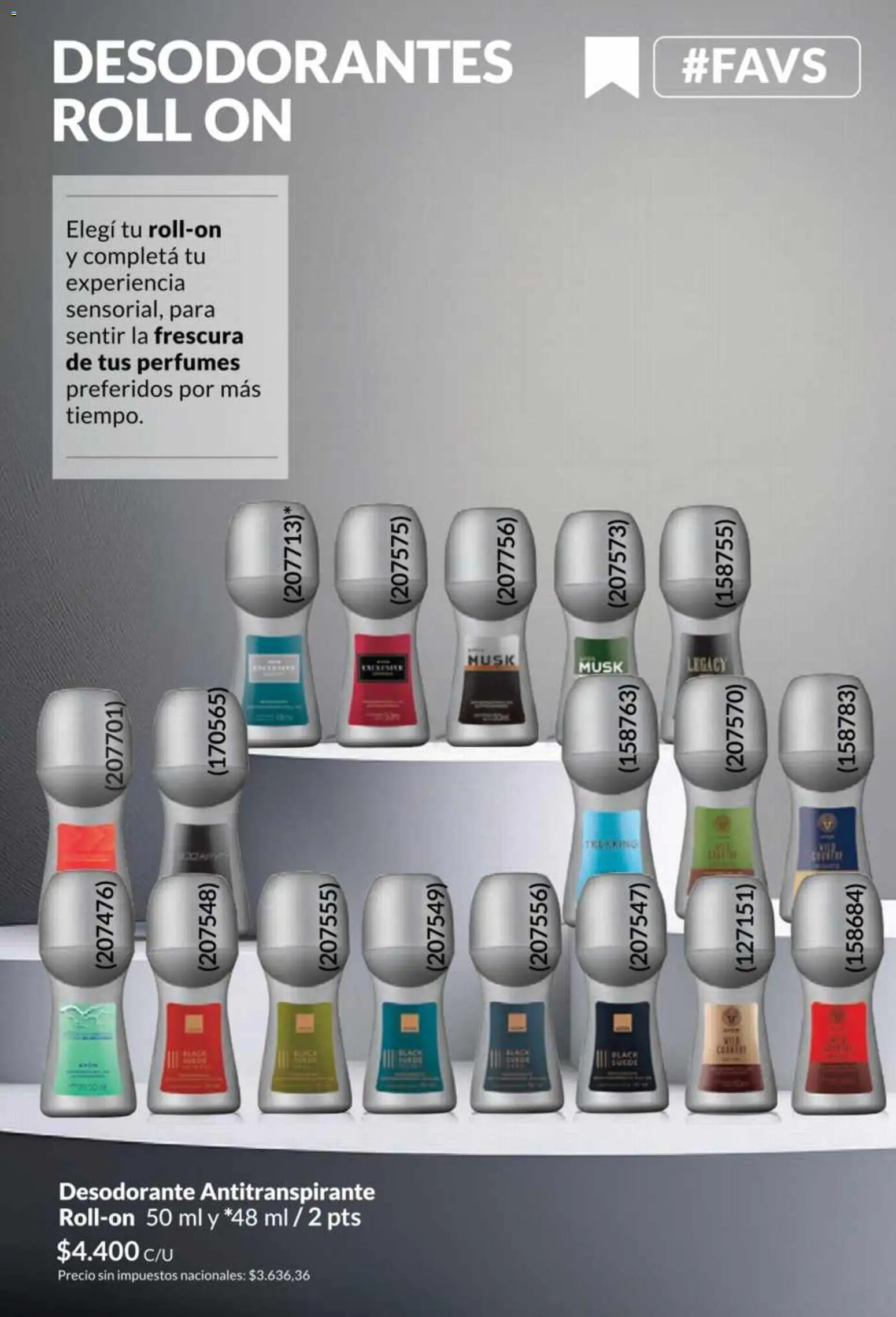 Catálogo AVON Campaña 5/2026 │ válido desde el 01.05.2026 | Página: 177 | Productos: Desodorante, Antitranspirante