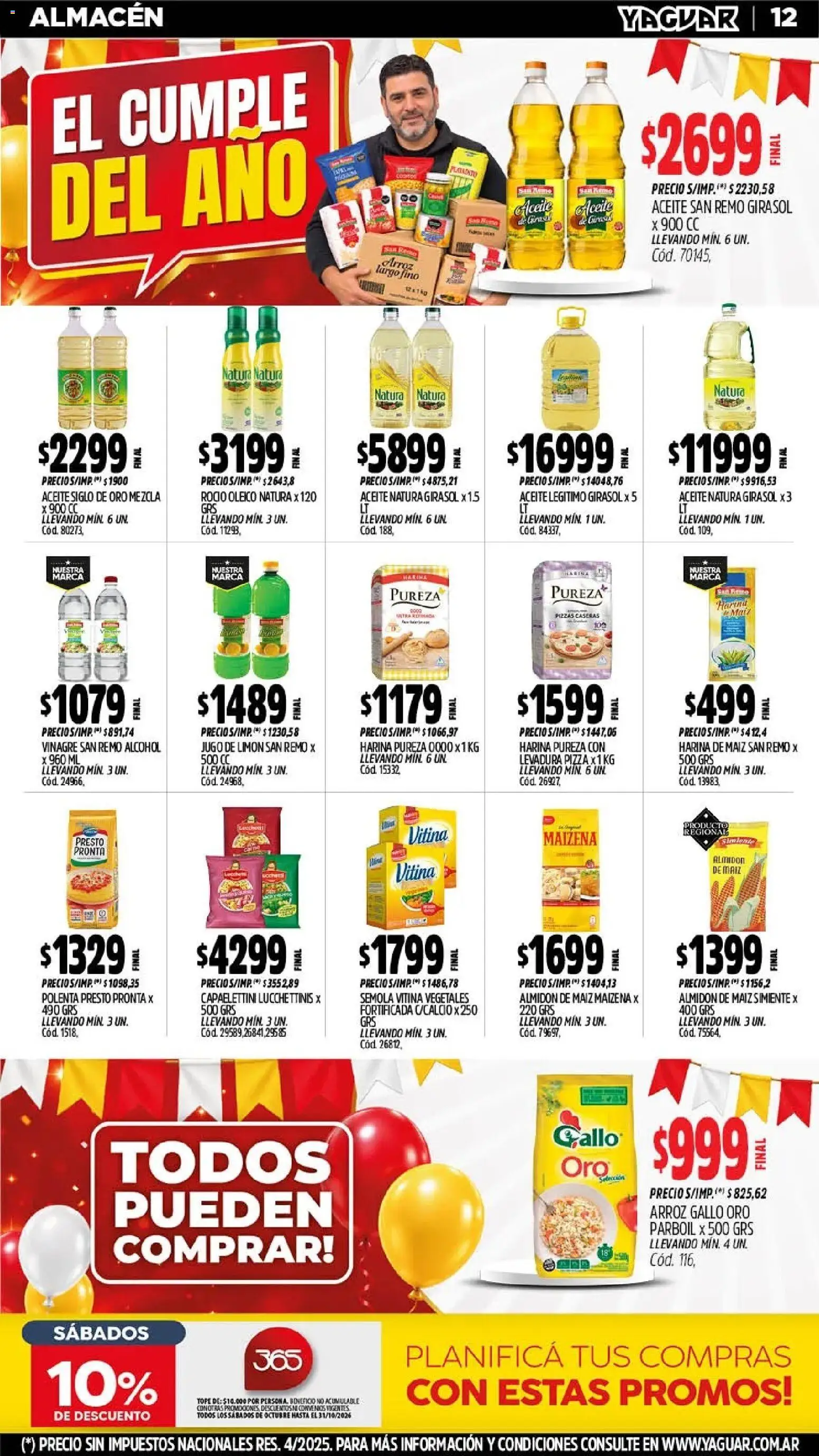 Yaguar - Oferta Semanal Neuquen │ válido desde el 12/10/2026 | Página: 13