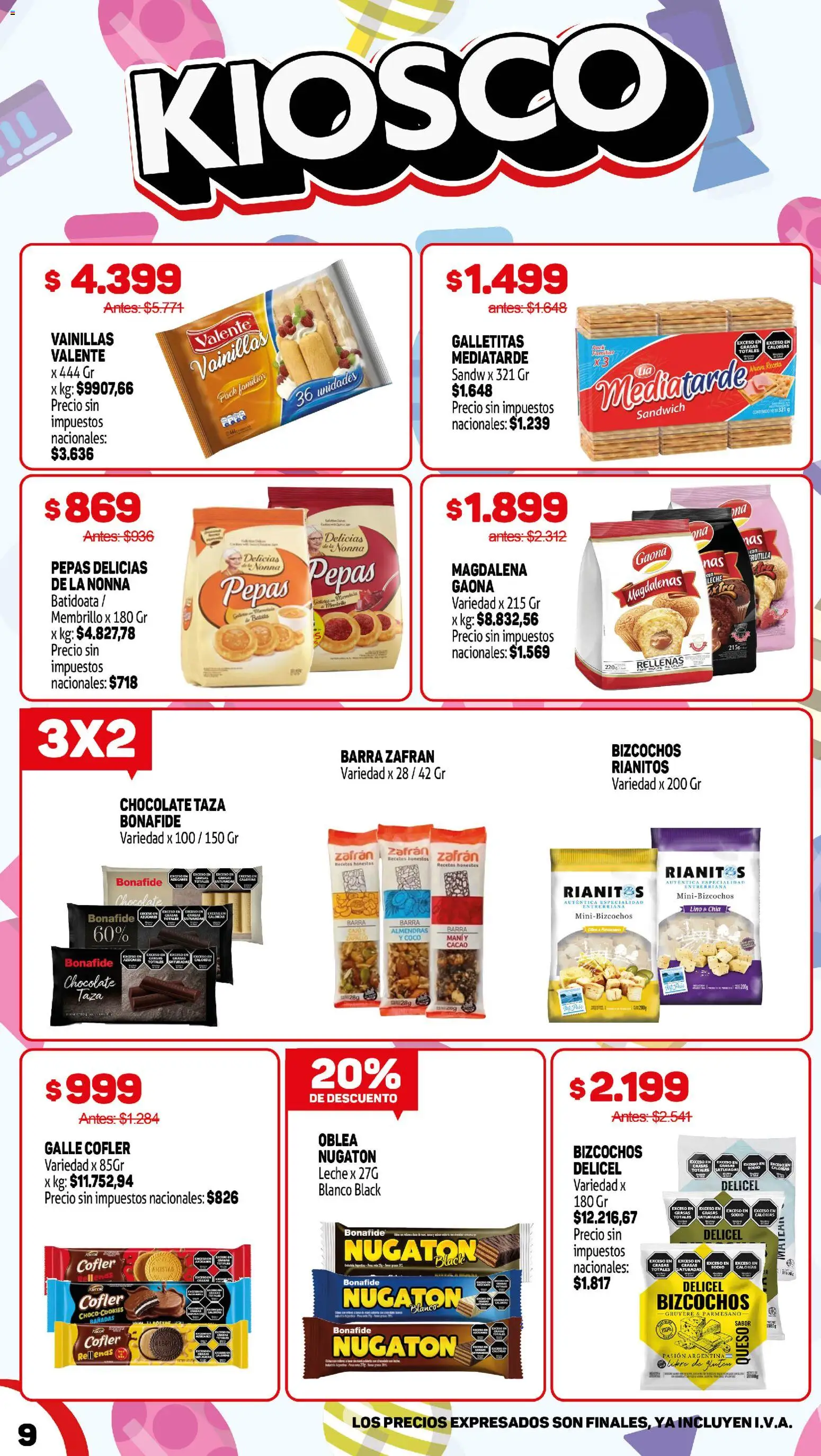 Makro Ofertas │ válido desde el 03/09/2026 | Página: 9 | Productos: Galletitas, Magdalena, Leche, Bizcochos