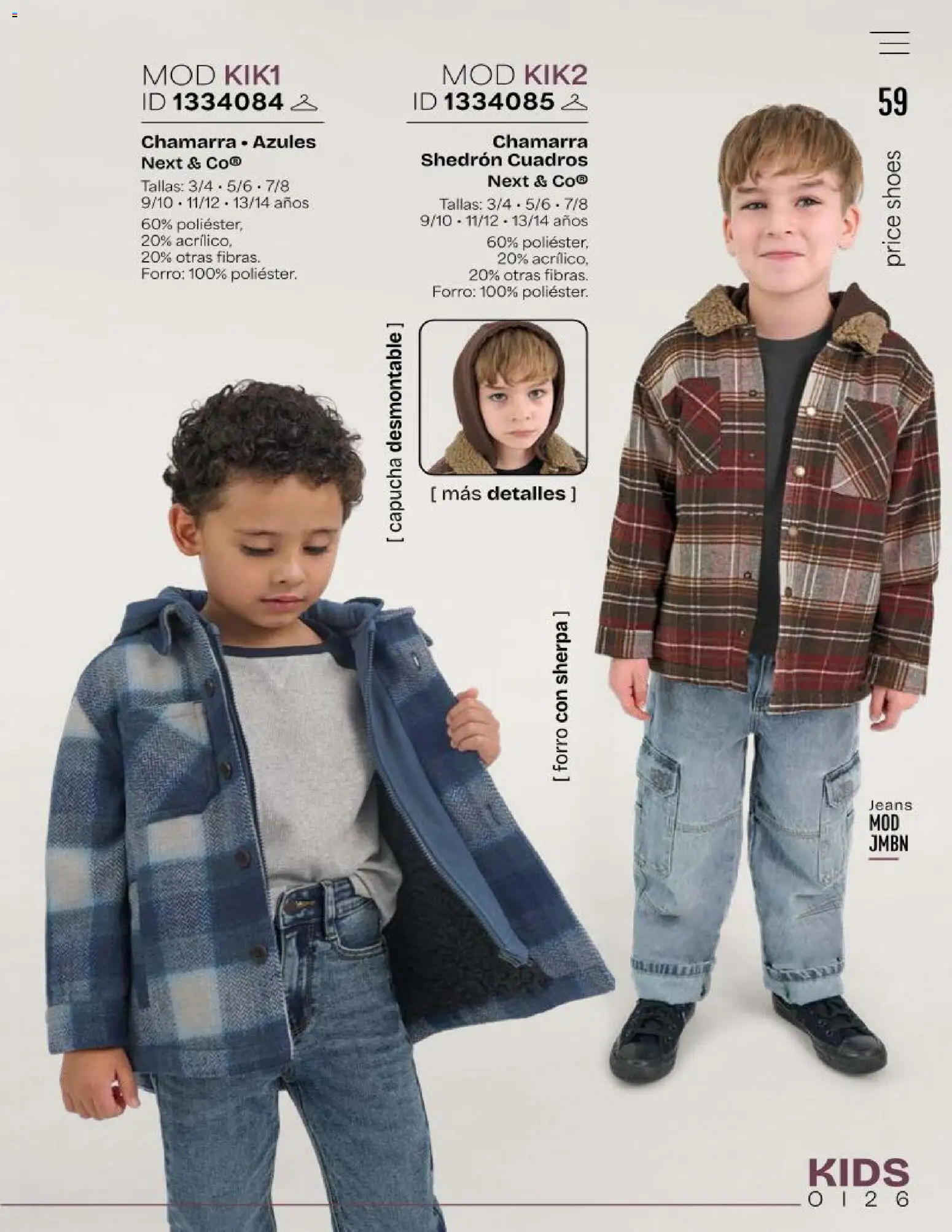 Nuevas ofertas de Price Shoes válidas en toda la República Mexicana desde el 01/10/2026. ¡Encuentra las mejores ofertas en Price Shoes catálogo Kids! | Página: 59