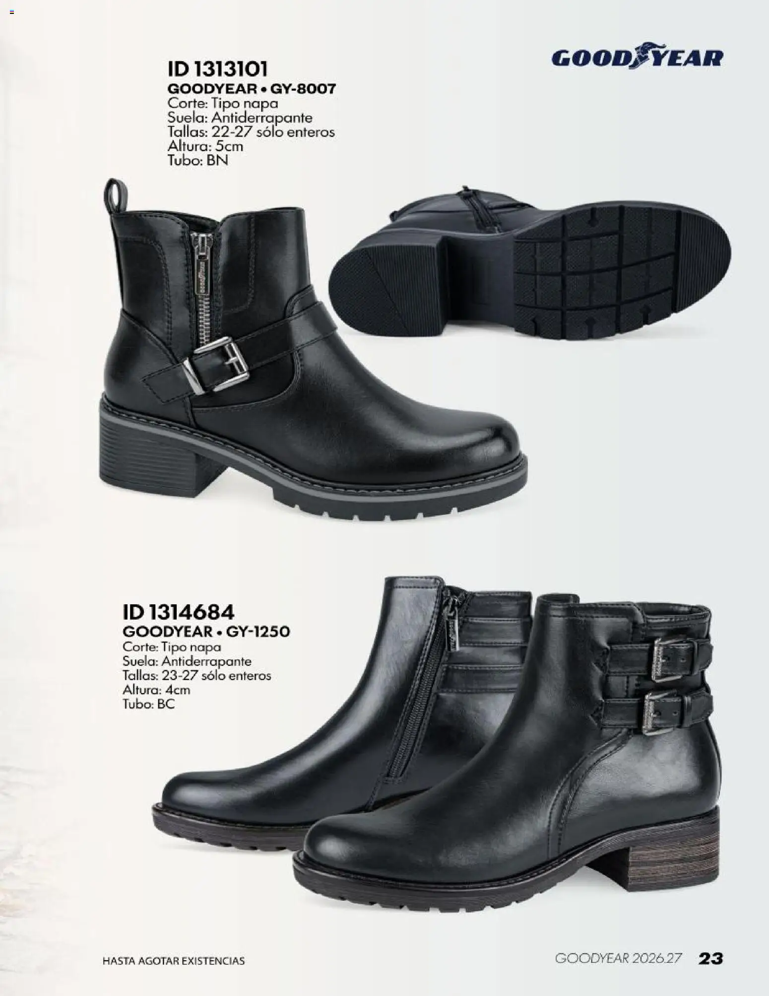 Nuevas ofertas de Price Shoes válidas en toda la República Mexicana desde el 20/10/2026. ¡Encuentra las mejores ofertas en Price Shoes catálogo Good Year! | Página: 23