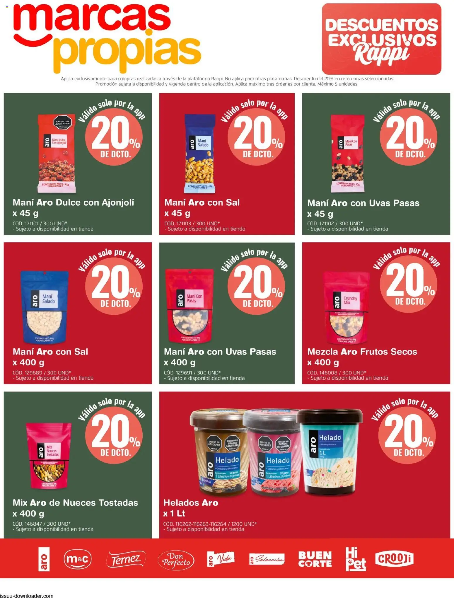 Makro revista - valida desde el 15.06.2026 | Página: 4 | Productos: Helado, Azucar, Mani, Uvas pasas