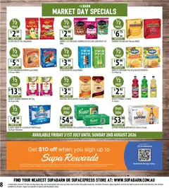 Preview of Supabarn catalogue - valid from 29/07/2026 | Page: 8 | Products: Toilet, Rice, Lemon, Moccona