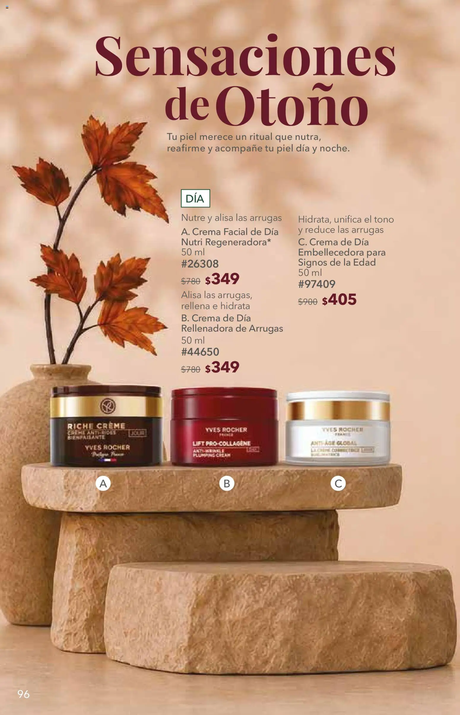 Nuevas ofertas de Yves Rocher válidas en toda la República Mexicana desde el 06/10/2026. ¡Encuentra las mejores ofertas en Yves Rocher campaña 14 2026! | Página: 98 | Productos: Crema, Crema facial