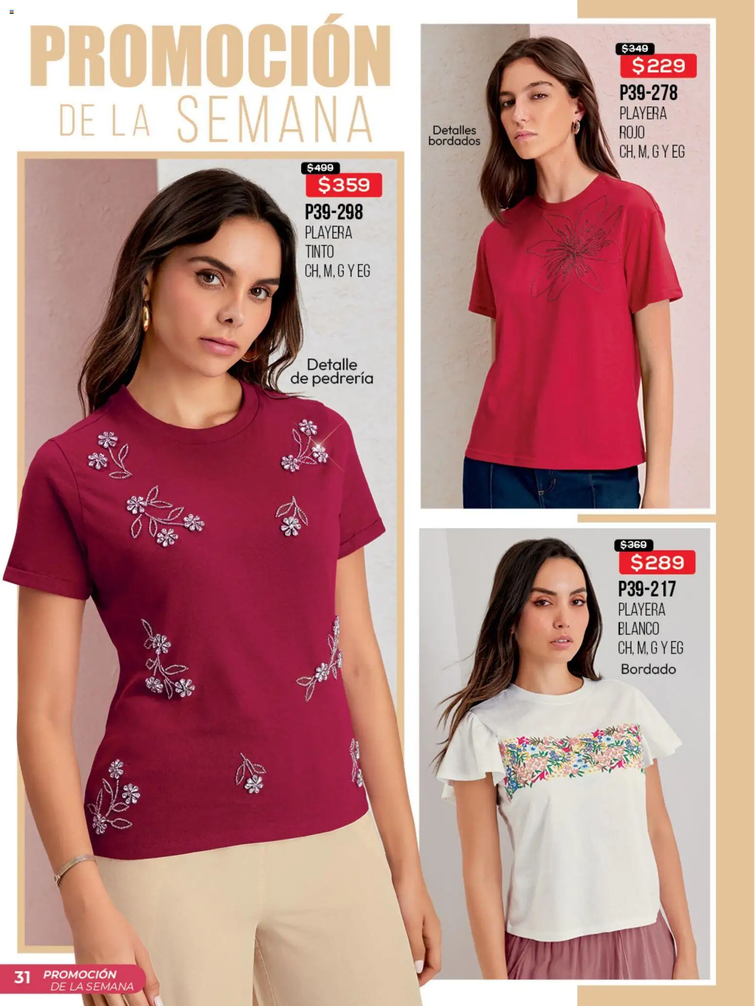 Nuevas ofertas de Cklass válidas en toda la República Mexicana desde el 30.03.2026. ¡Encuentra las mejores ofertas en Cklass catálogo Promo semanal! | Página: 32 | Productos: Playera