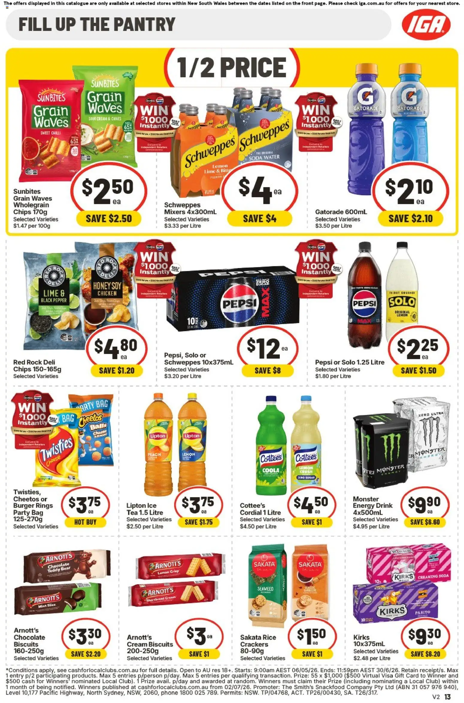 IGA catalogue - valid from 27.05.2026 | Page: 11 | Products: Cream, Lemon, Peach, Phone