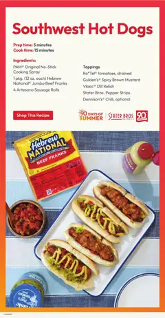 Preview of Stater Bros weekly ads valid from 17.06.2026 | Page: 5 | Products: Pepper, Sausage, Dill, Hot Dogs