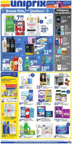 Preview of Uniprix weekly flyer / circulaire from shop Uniprix valid from 18.06.2026
