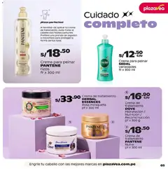 Vista previa de folleto Catálogo Plaza Vea - Especial Cuidado del Cabello de la Plaza Vea válido desde 03/08/2026 | Página: 5 | Productos: Crema