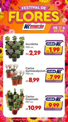 Komprao Atacadista ofertas Flores - Pré-Visualização do folheto da loja Komprao Atacadista, válido de 17/09/2026