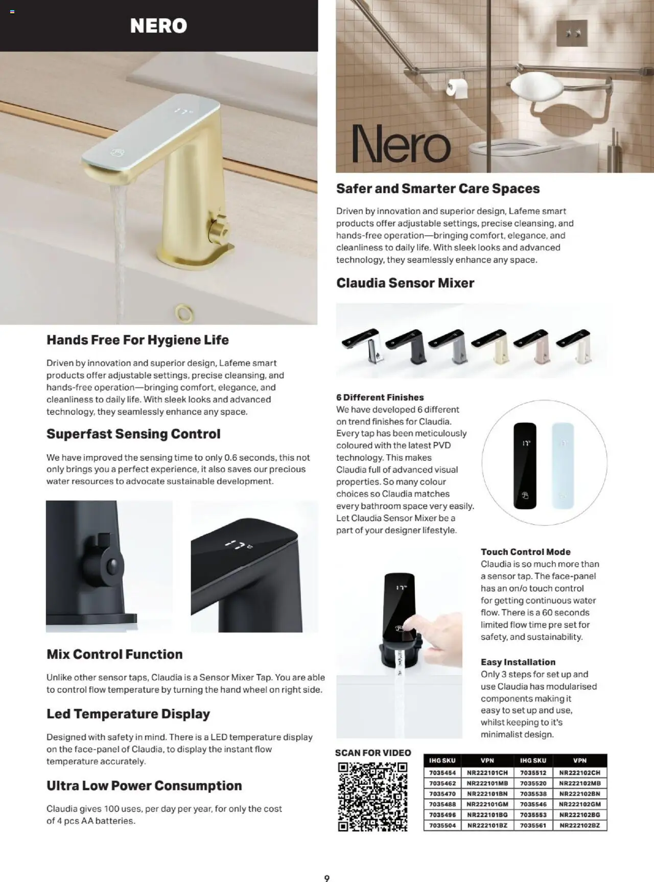 Mitre 10 catalogue - valid from 27.06.2025 | Page: 9 | Products: Tap, Water, Sustainable, Mixer