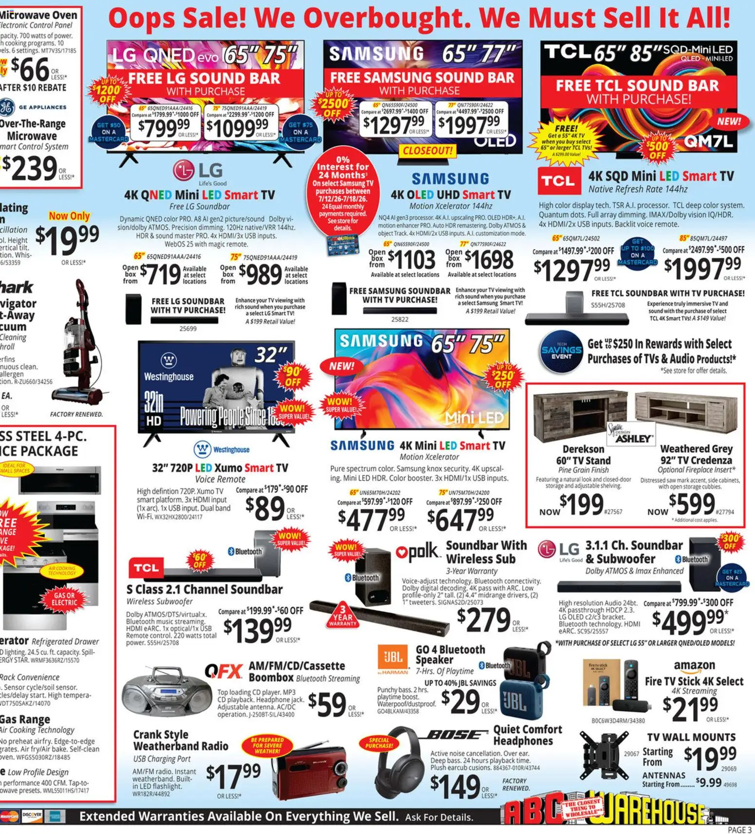 ABC Warehouse Weekly Ad - valid from 07/12/2026 | Page: 3