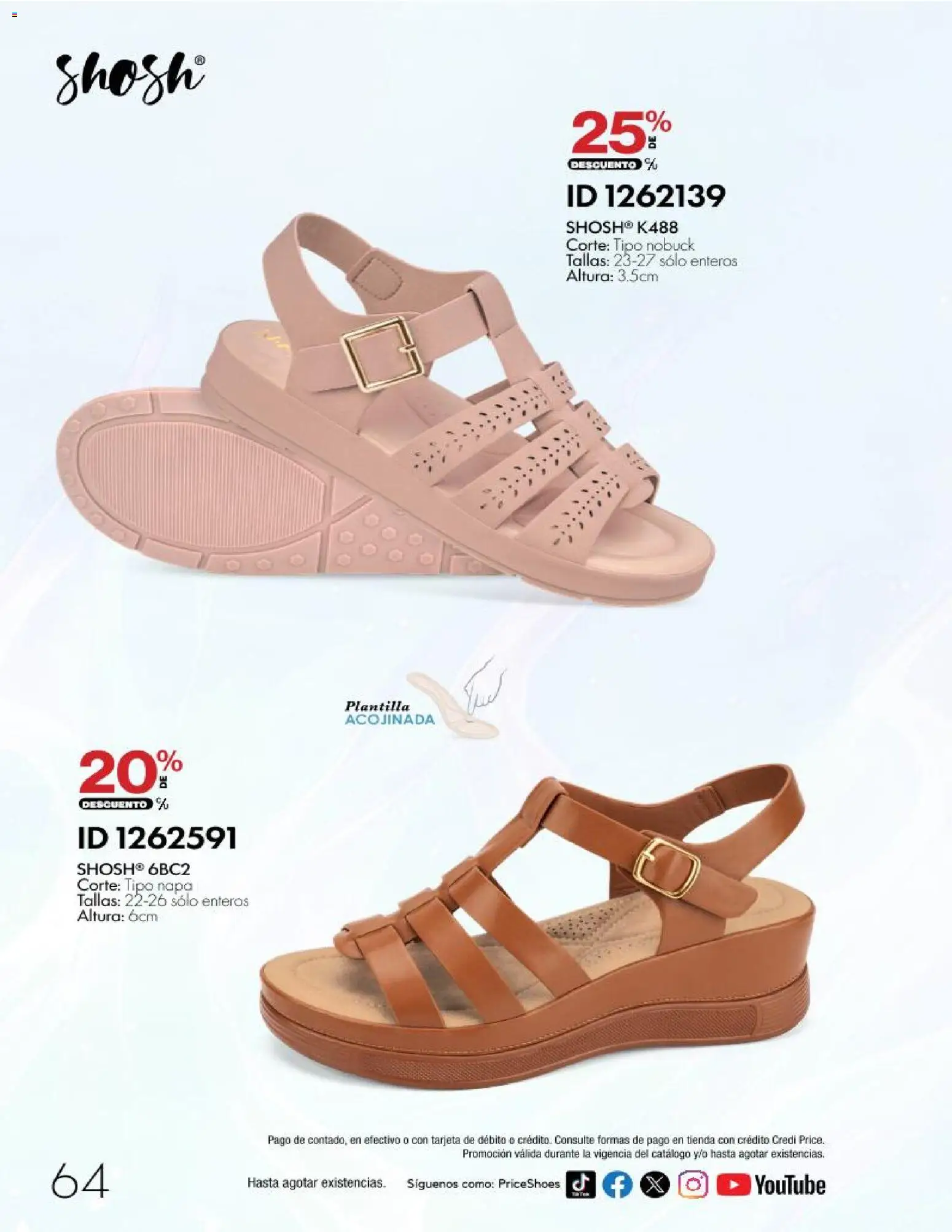 Nuevas ofertas de Price Shoes válidas en toda la República Mexicana desde el 28/10/2026. ¡Encuentra las mejores ofertas en Price Shoes catálogo 10 pagos sin intereses! | Página: 64