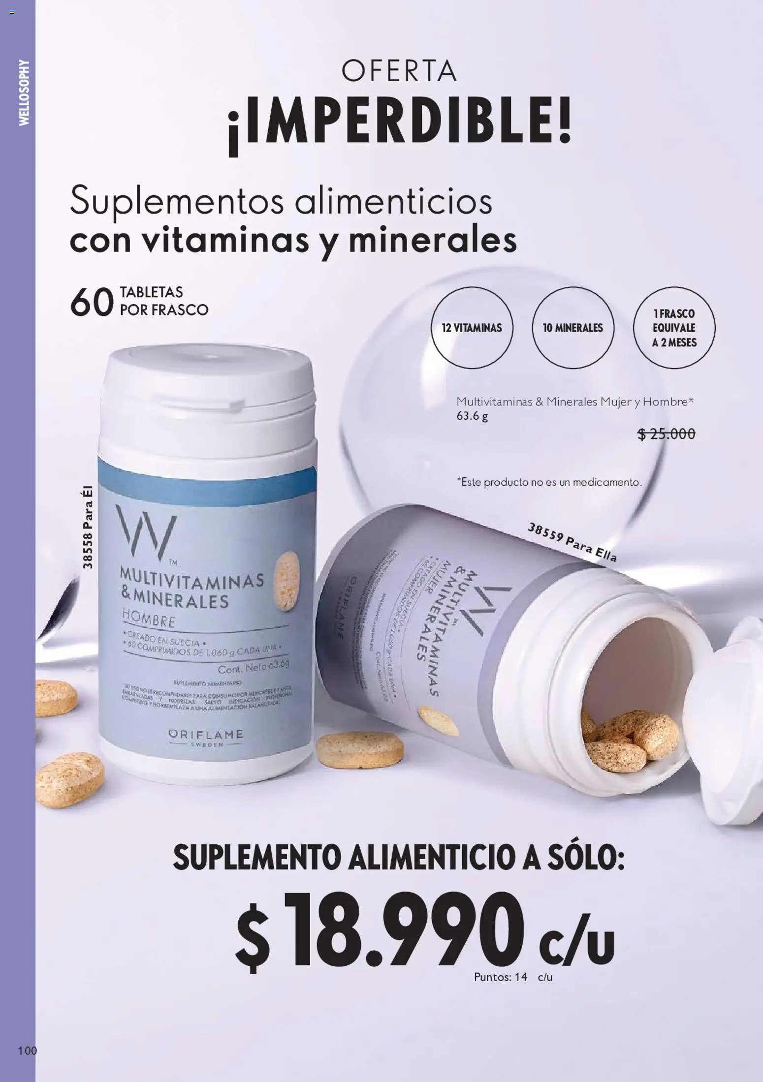 Oriflame Catálogo │ válido desde el 09.05.2026 | Página: 102 | Productos: Frasco, Vitaminas