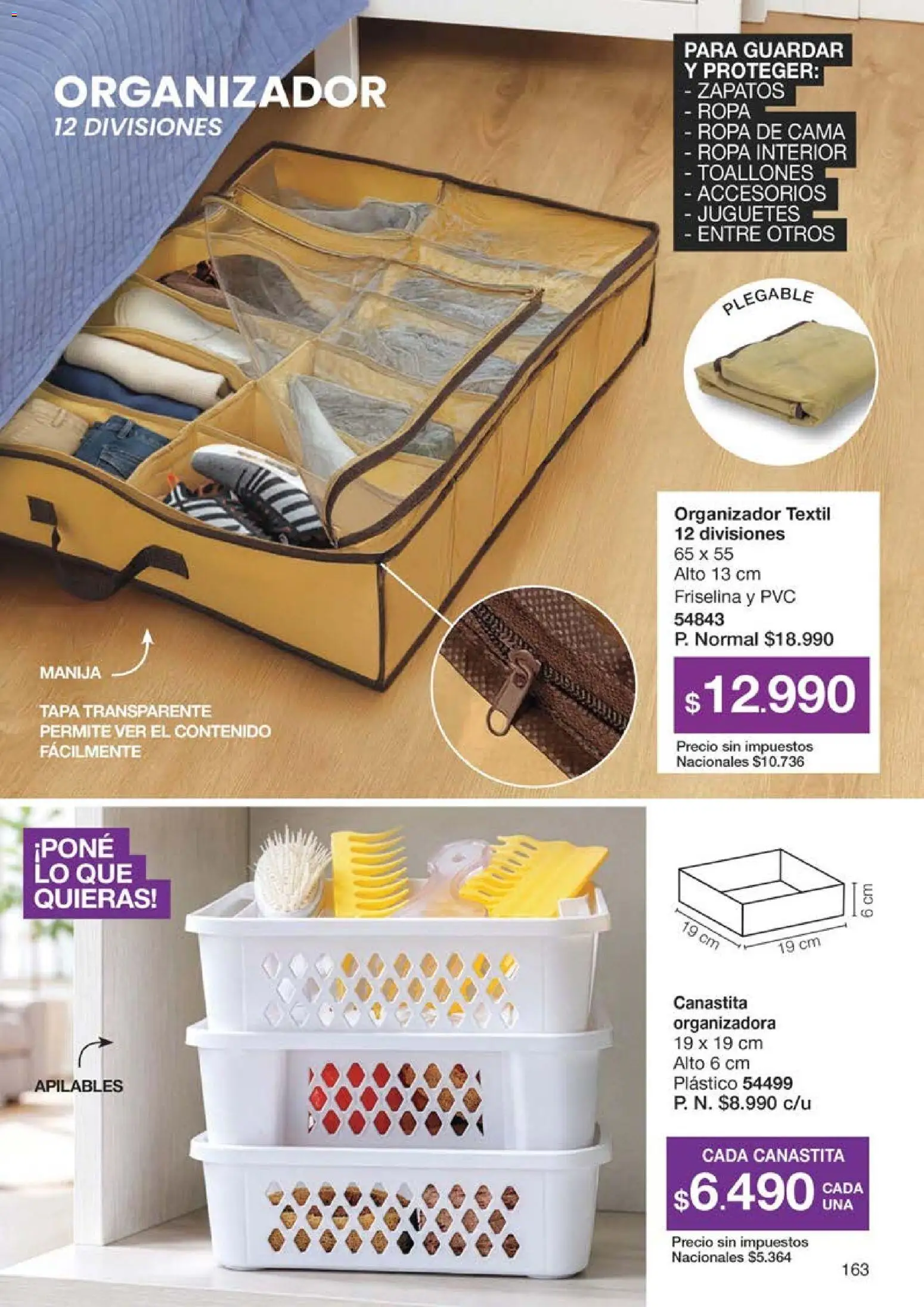 Gigot catálogo │ válido desde el 29/09/2026 | Página: 163 | Productos: Organizador, Juguetes, Zapatos, Cama