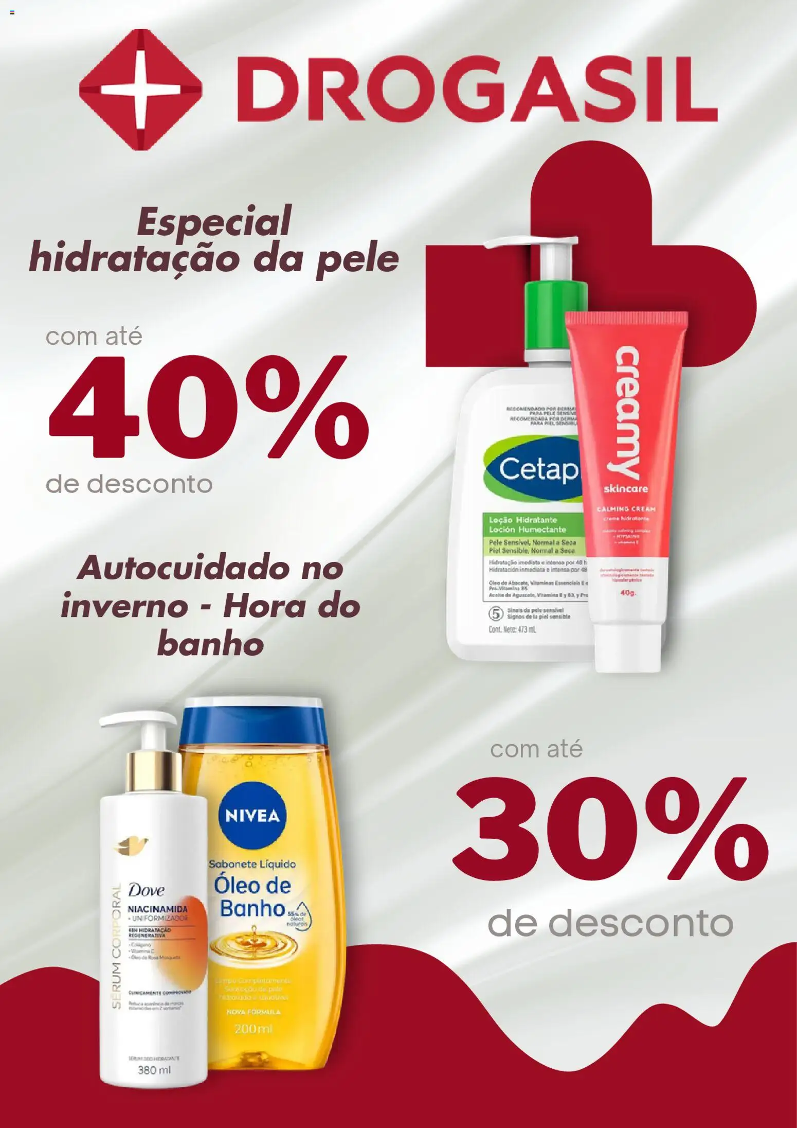 Drogasil Folheto - válido de 29/06/2026 | Página: 1 | Produtos: Colágeno, Sérum, Dove, Sabonete líquido