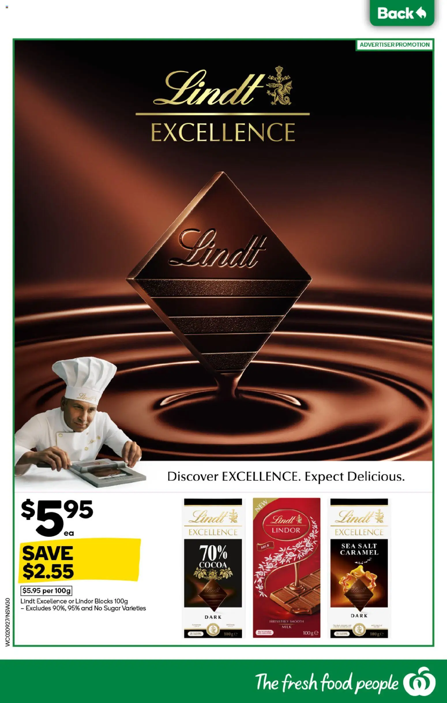 Woolworths catalogue - valid from 02/09/2026 | Page: 30 | Products: Cocoa, Sugar, Lindt, Lindor