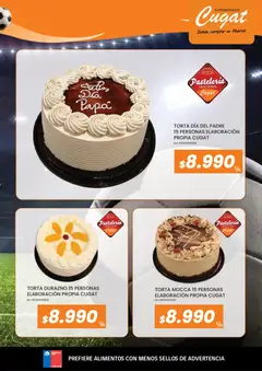 Cugat Ofertas válido desde el 15.06.2026 | Página: 23 | Productos: Torta, Papa, Durazno