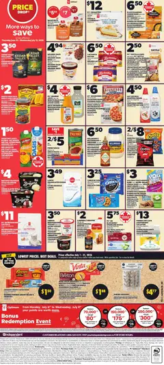 Preview of Independent Grocer weekly flyer / circulaire from shop Independent Grocer valid from Jul 2, 2026 | Page: 3 | Products: Tea, Cream, Cookies, Pizza