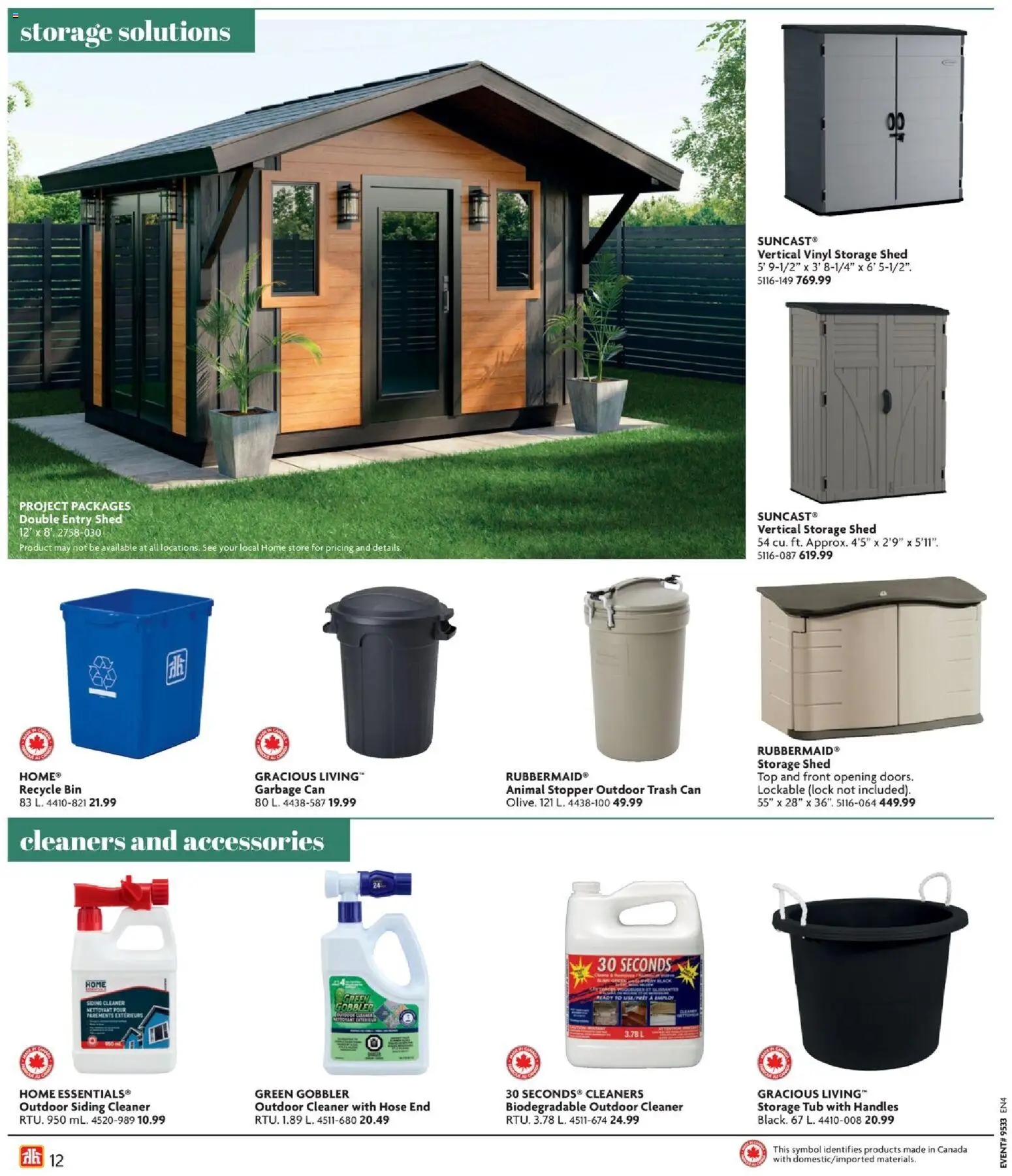 Home Hardware flyer valid from Aug 13, 2026 | Page: 12