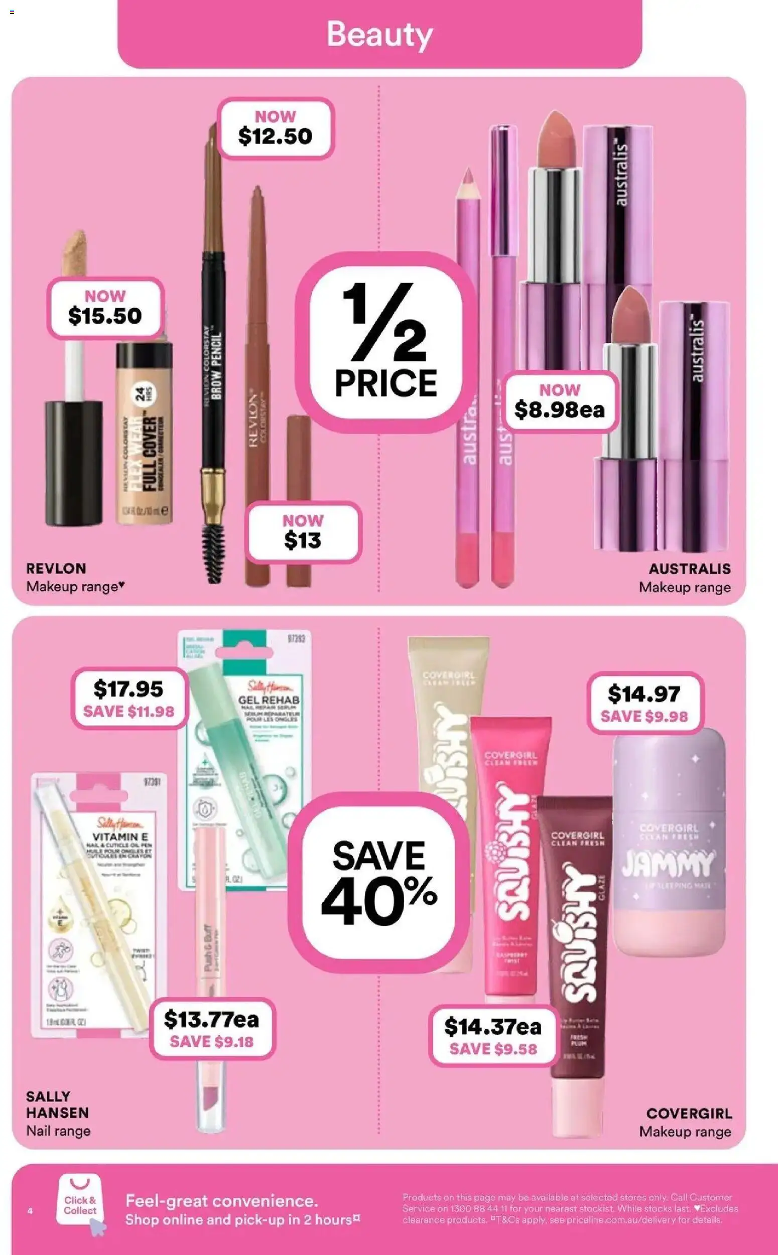 Priceline Pharmacy catalogue - valid from 03.06.2026 | Page: 4 | Products: Makeup, Pencil, Vitamin