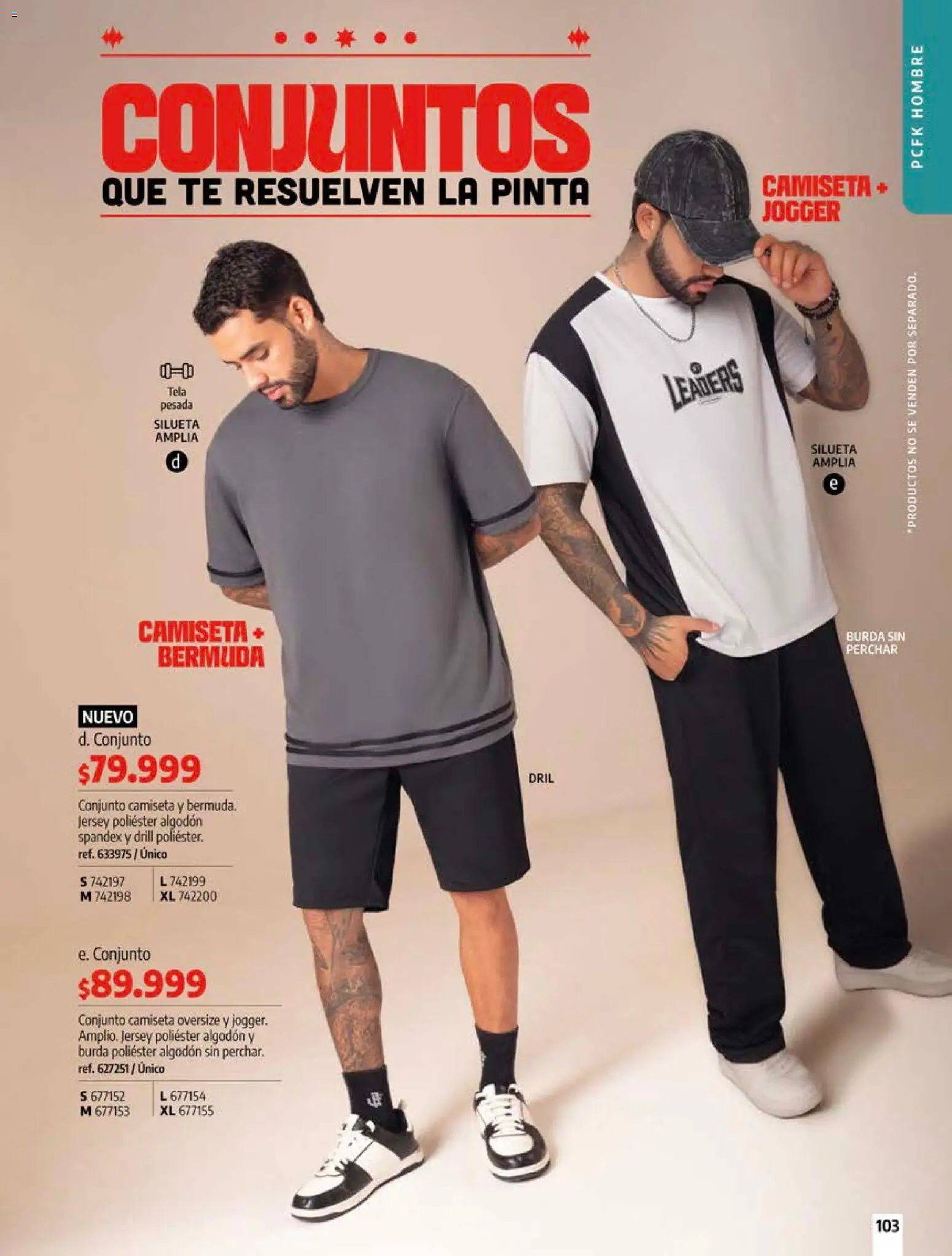 Pacifika revista - valida desde el 20.05.2026 | Página: 104 | Productos: Té, Bermuda, Camiseta, Conjunto