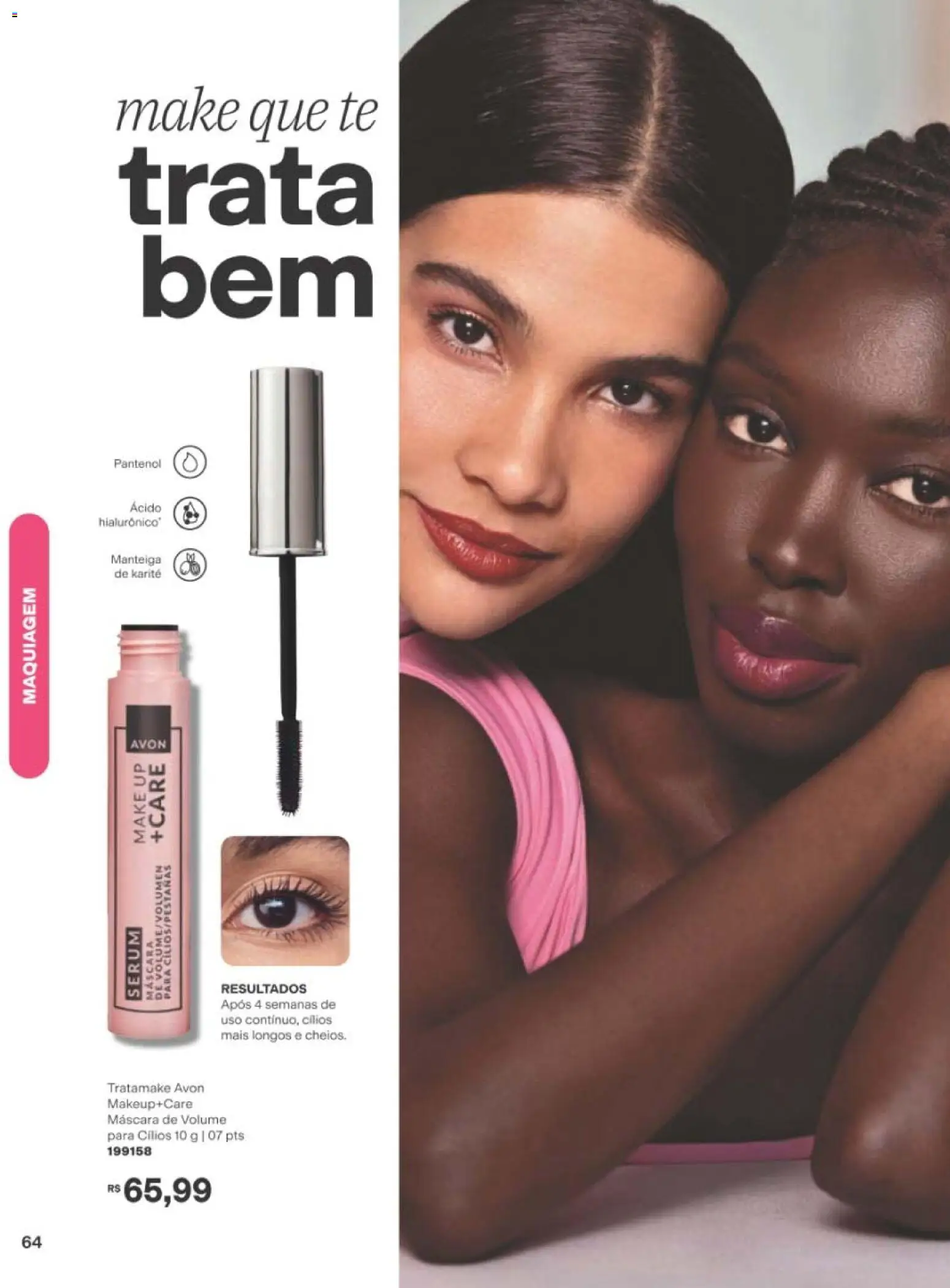 Avon Folheto - válido de 22/06/2026 | Página: 64 | Produtos: Maquiagem, Manteiga, Sérum