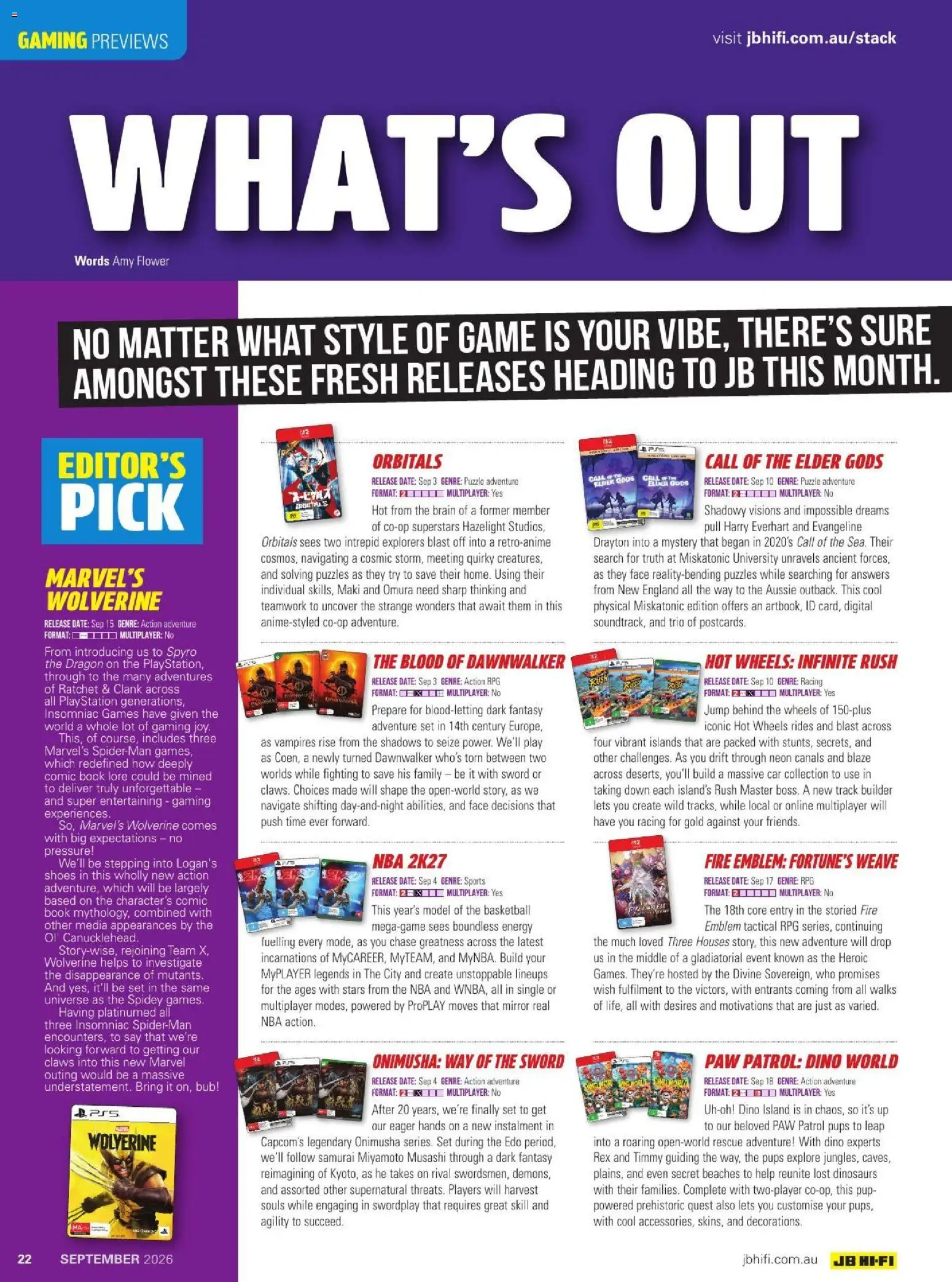 JB Hi-Fi catalogue - valid from 01/09/2026 | Page: 22 | Products: Basketball, Mirror, Date, Game