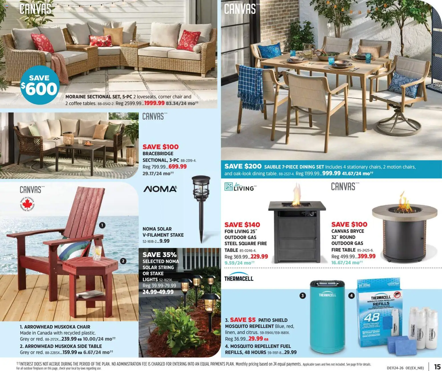 Canadian Tire flyer valid from 11.06.2026 | Page: 15 | Products: Table, Chair, Coffee
