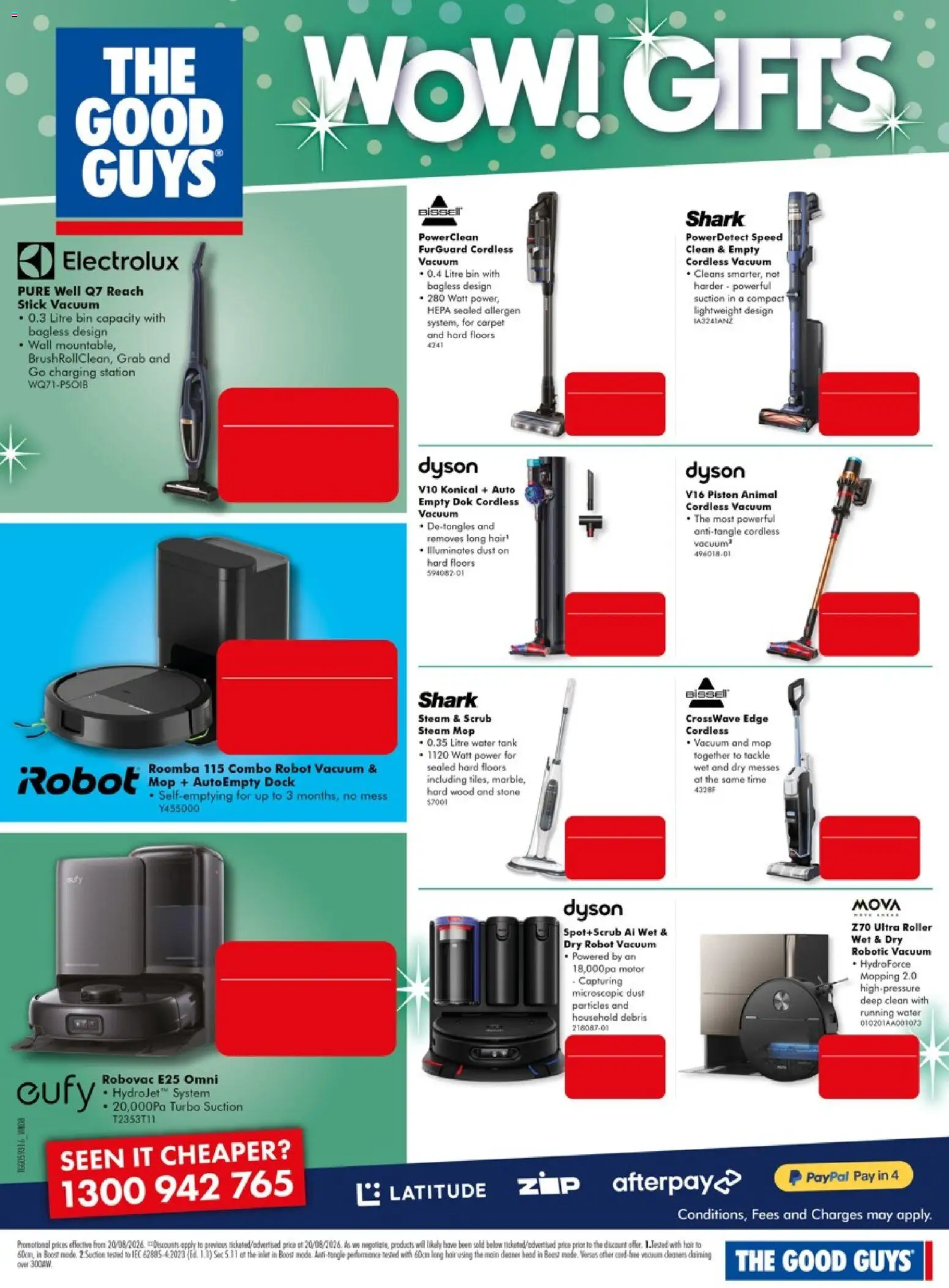 The Good Guys catalogue - valid from 18/08/2026 | Page: 15 | Products: Mop, Steam Mop, Roomba, Robot