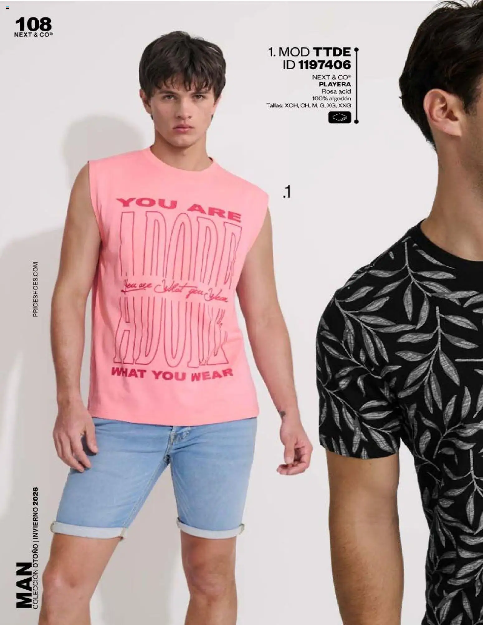 Nuevas ofertas de Price Shoes válidas en toda la República Mexicana desde el 01/09/2026. ¡Encuentra las mejores ofertas en Price Shoes catálogo Man! | Página: 108 | Productos: Algodón, Playera