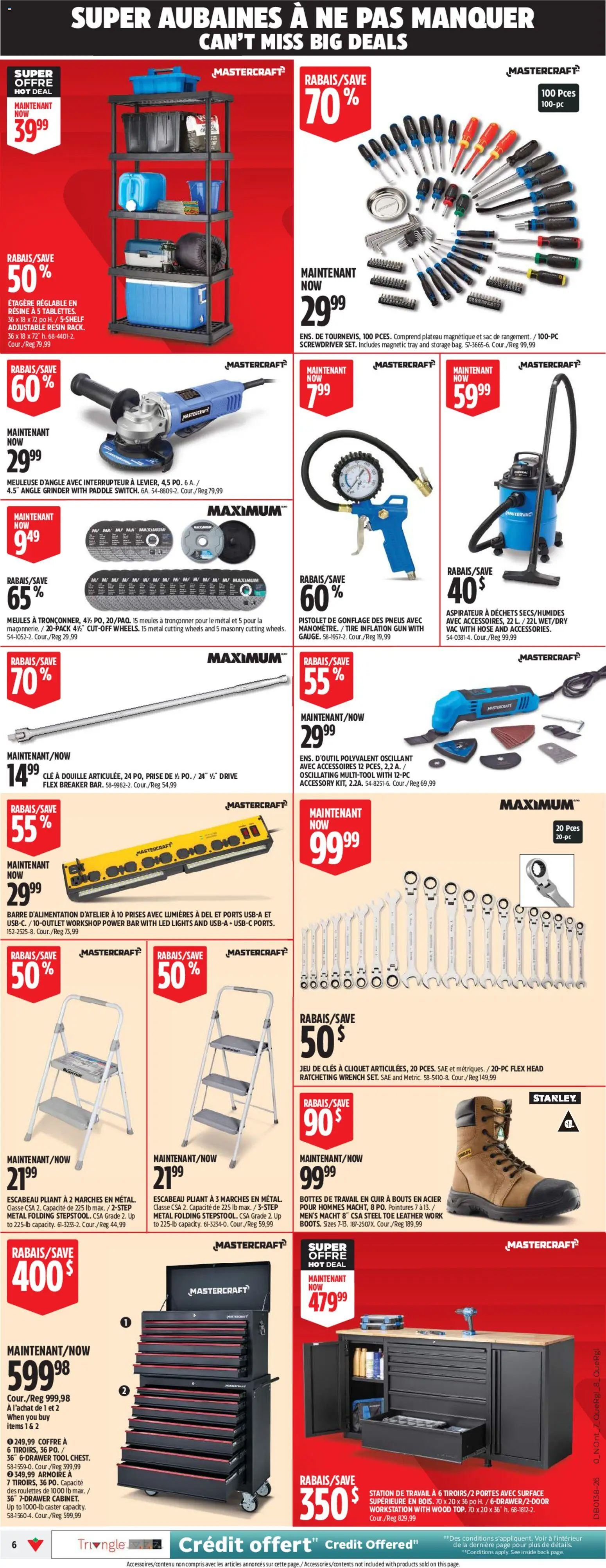 Canadian Tire flyer valid from Sep 17, 2026 | Page: 8 | Products: Grinder