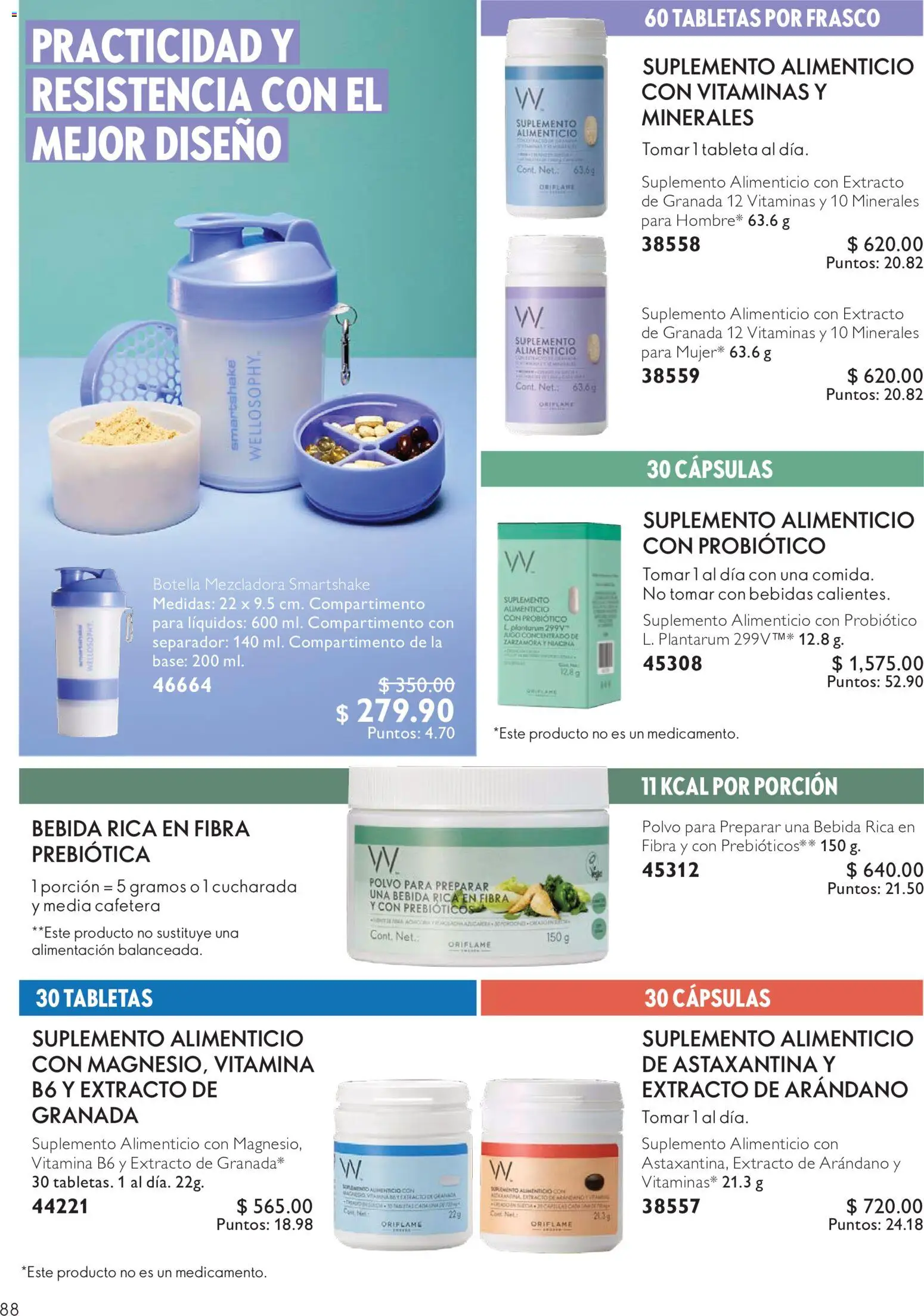 Nuevas ofertas de Oriflame válidas en toda la República Mexicana desde el 01/08/2026. ¡Encuentra las mejores ofertas en Oriflame campaña 11 2026! | Página: 88 | Productos: Frasco, Granada, Cafetera, Polvo