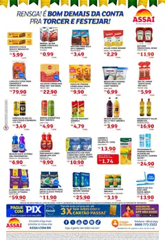 Assaí Atacadista ofertas - GO - Pré-Visualização do folheto da loja Assaí Atacadista, válido de 18.05.2026 | Página: 2 | Produtos: Linguiça, Bolo, Bebida, Telefone