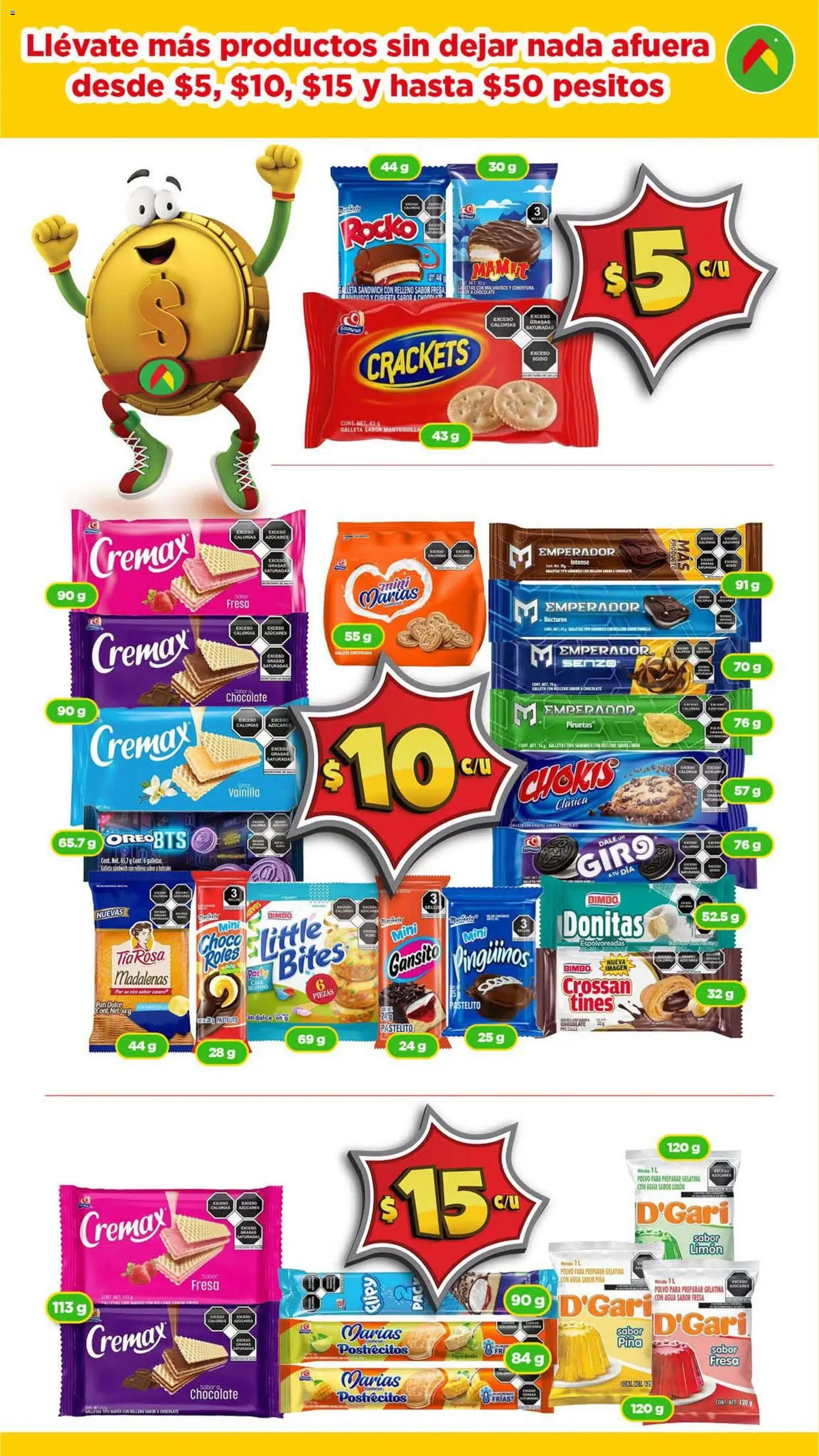 Nuevas ofertas de Bodega Aurrerá válidas en toda la República Mexicana desde el 17/09/2026. ¡Encuentra las mejores ofertas en Bodega Aurrerá folleto Morralla! | Página: 2 | Productos: Mantequilla, Chocolate, Piña, Dulce