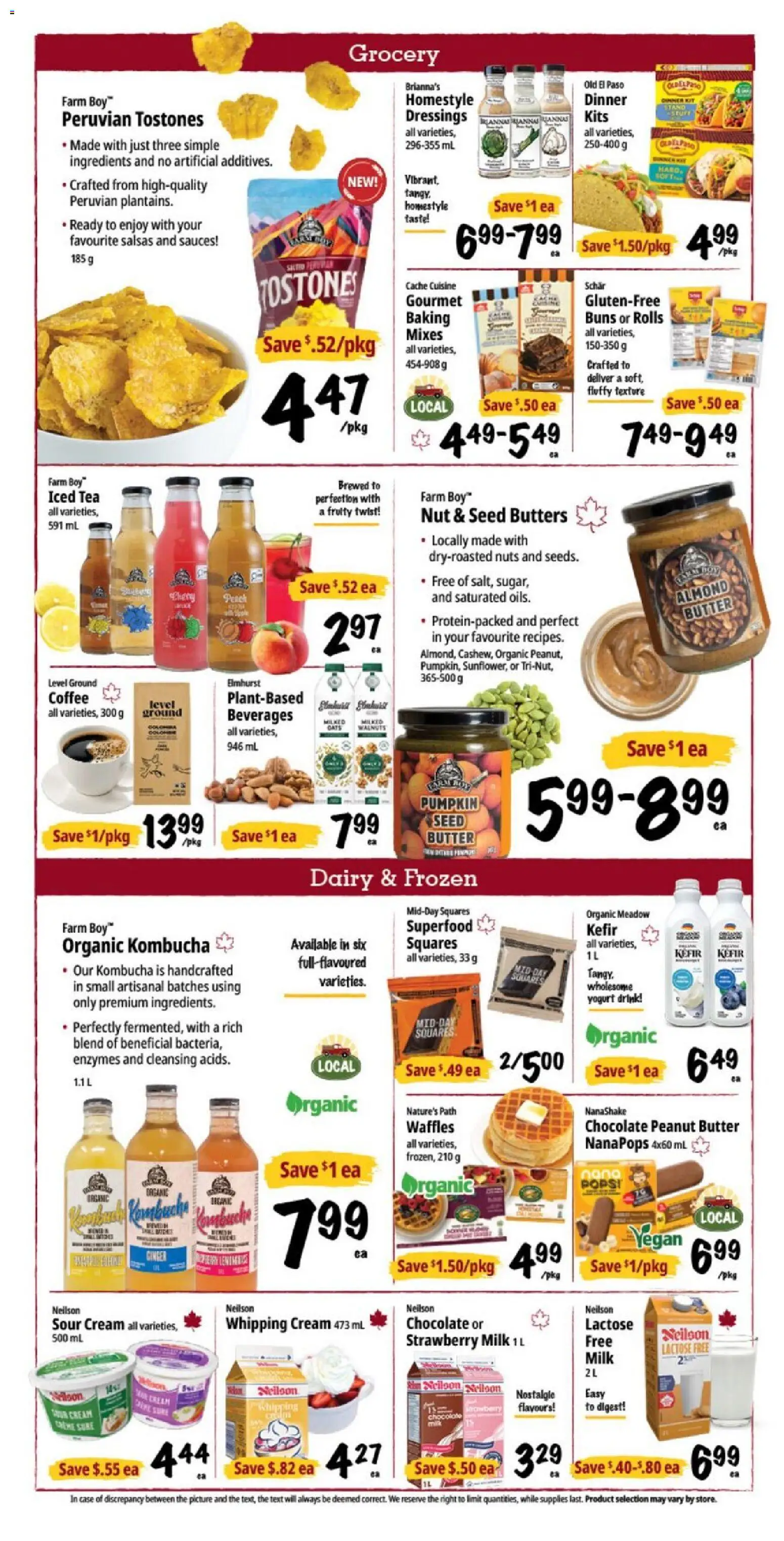 Farm Boy flyer valid from Aug 13, 2026 | Page: 4 | Products: Tea, Meadow, Perch, Pumpkin