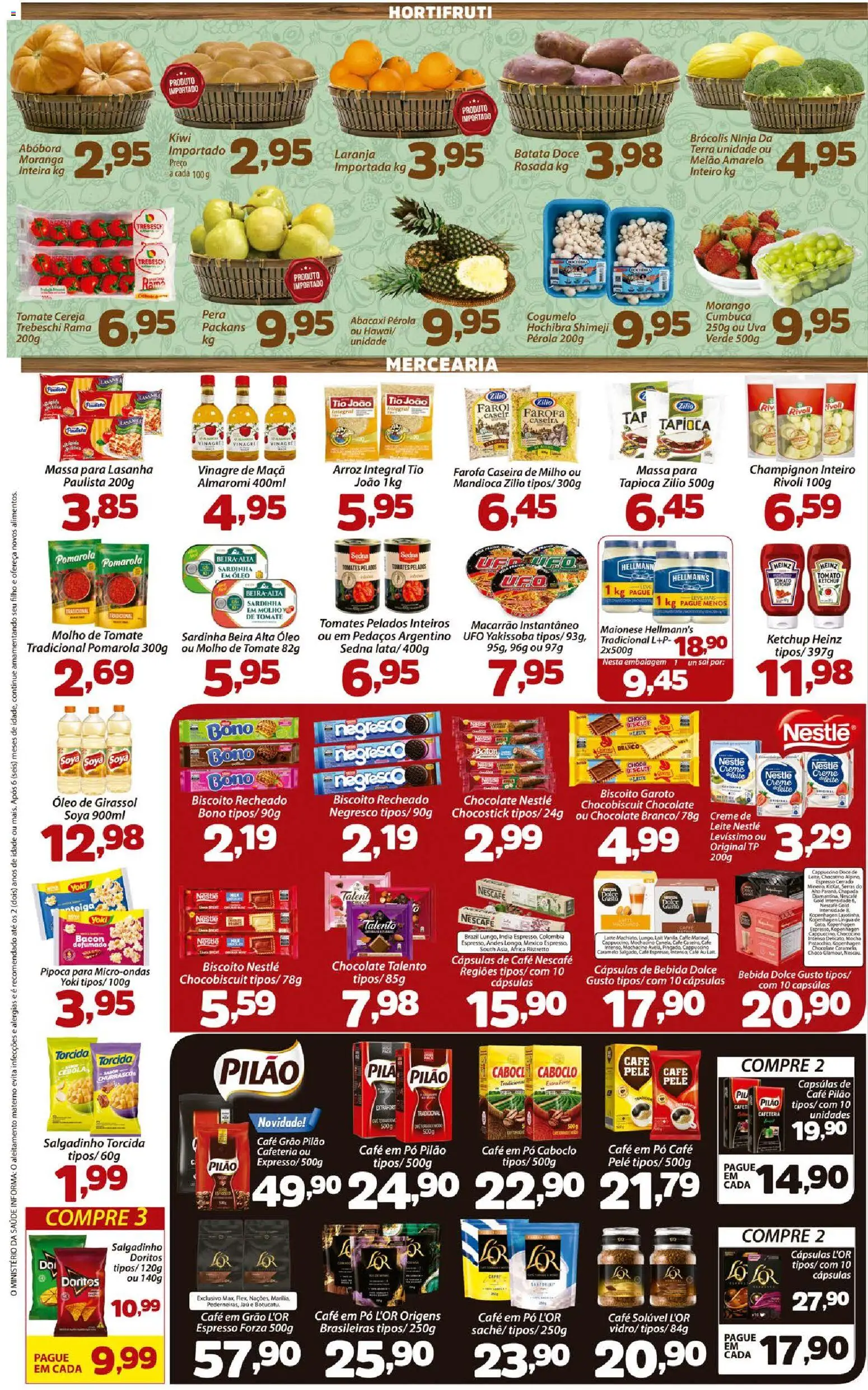 Confiança Folheto - válido de 14/08/2026 | Página: 2 | Produtos: Cebola, Pó, Milho, Biscoito recheado