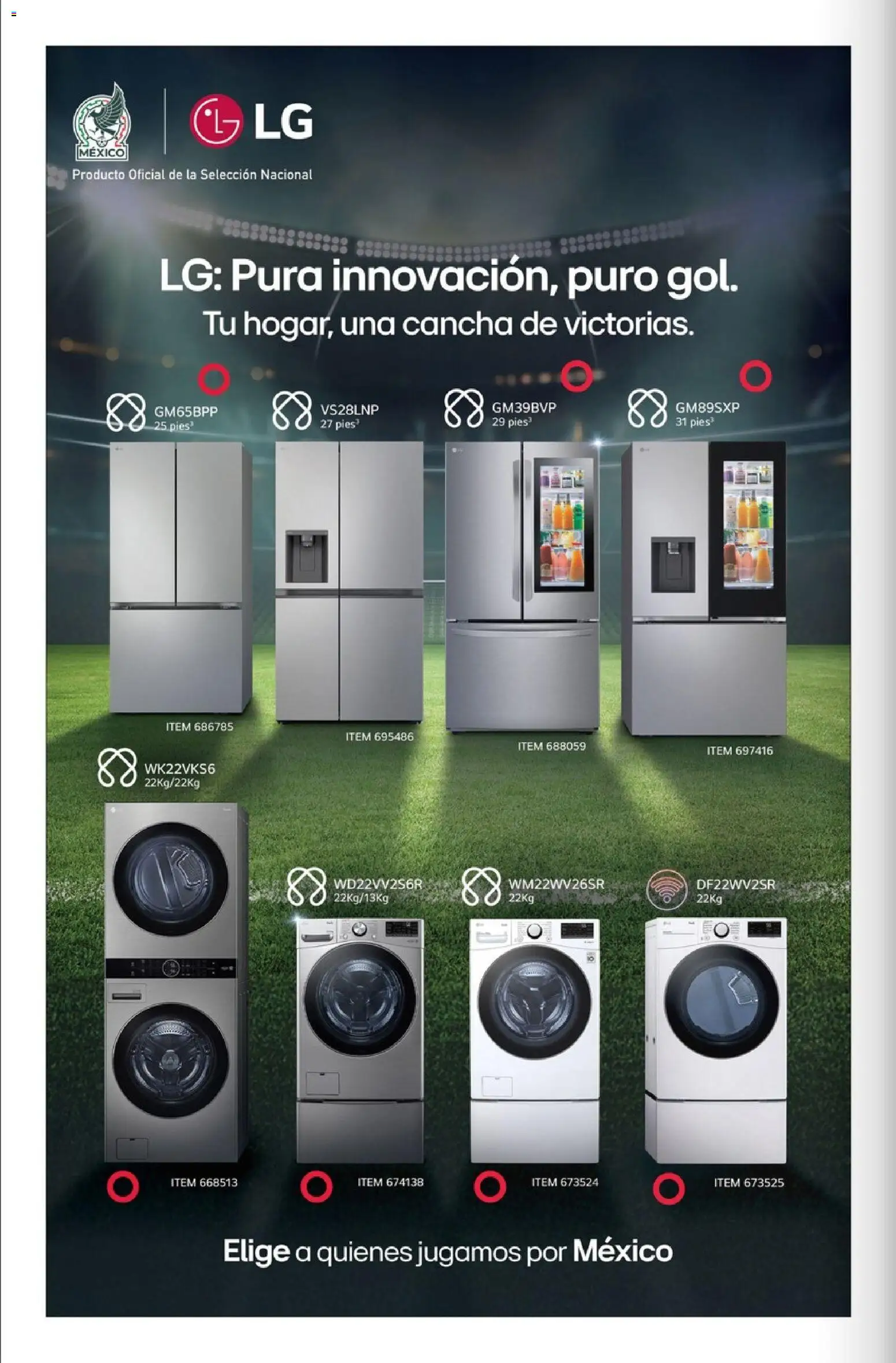 Nuevas ofertas de Costco válidas en toda la República Mexicana desde el 01/07/2026. ¡Encuentra las mejores ofertas en Costco Revista Julio 2026! | Página: 4 | Productos: Refrigerador, Secadora, Lavadora