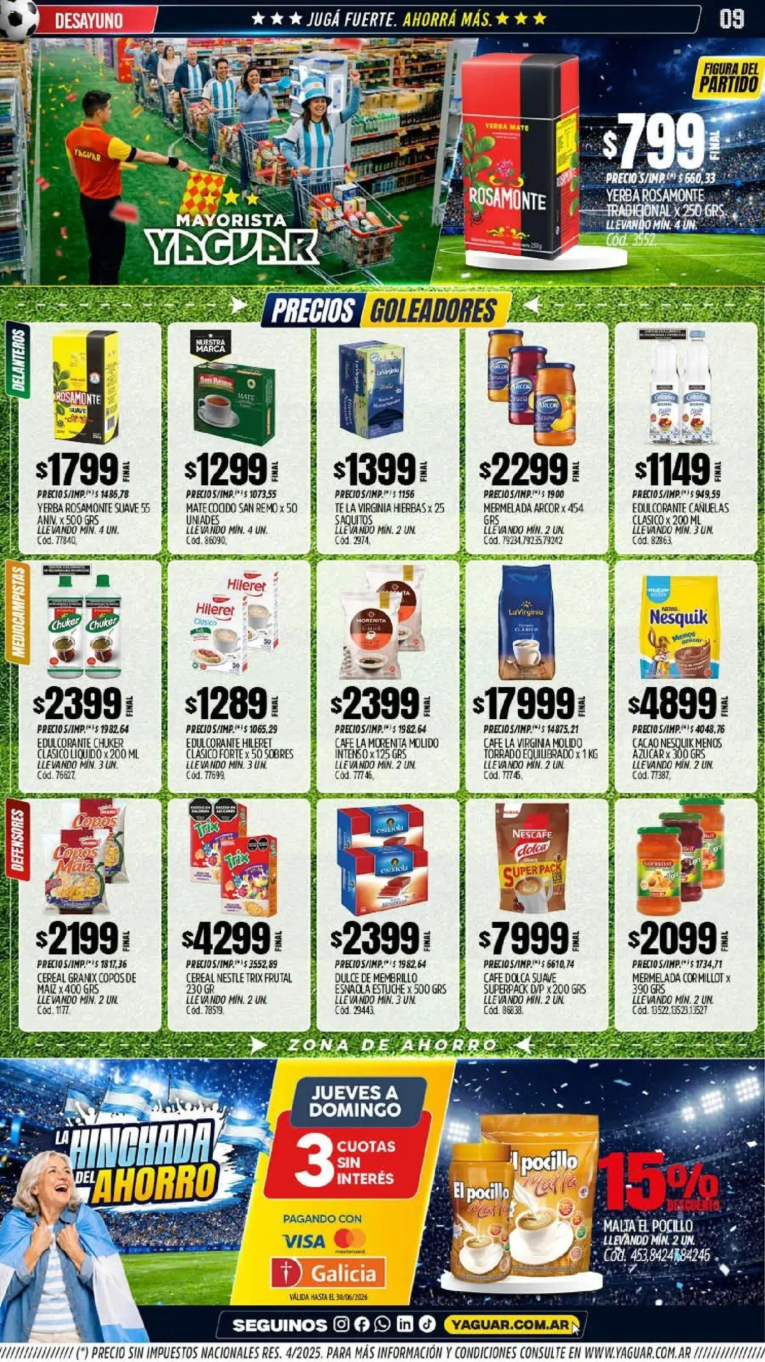 Yaguar - Oferta Semanal San Juan │ válido desde el 22/06/2026 | Página: 9