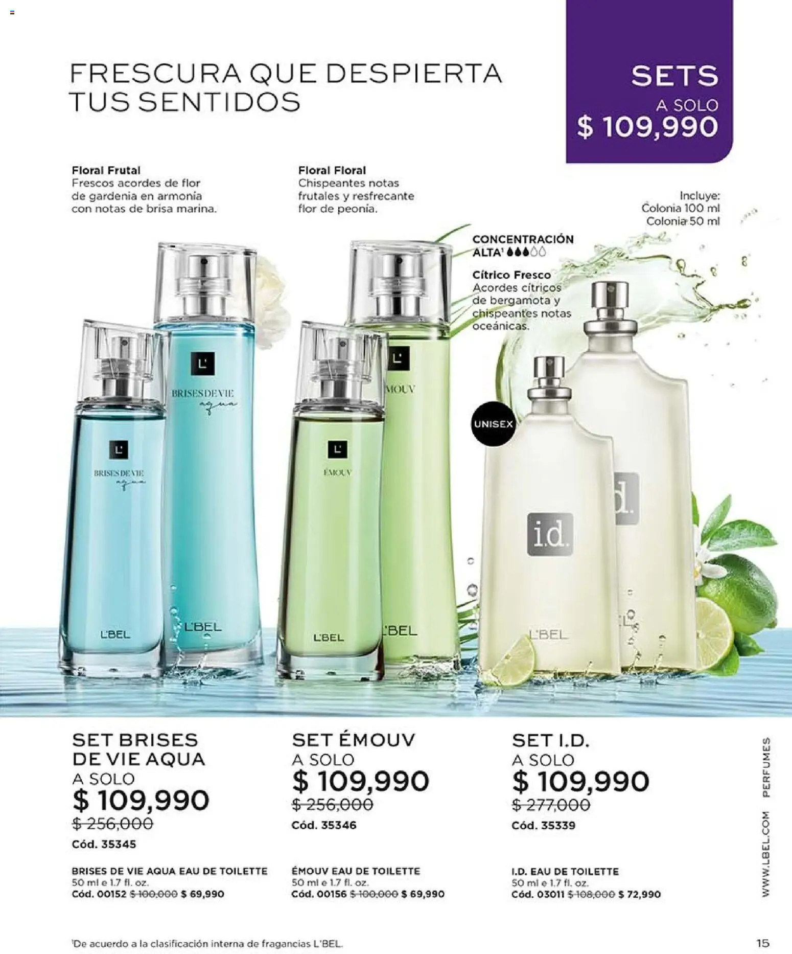 L'Bel revista - valida desde el 30/10/2026 | Página: 15 | Productos: Perfumes, Eau de toilette